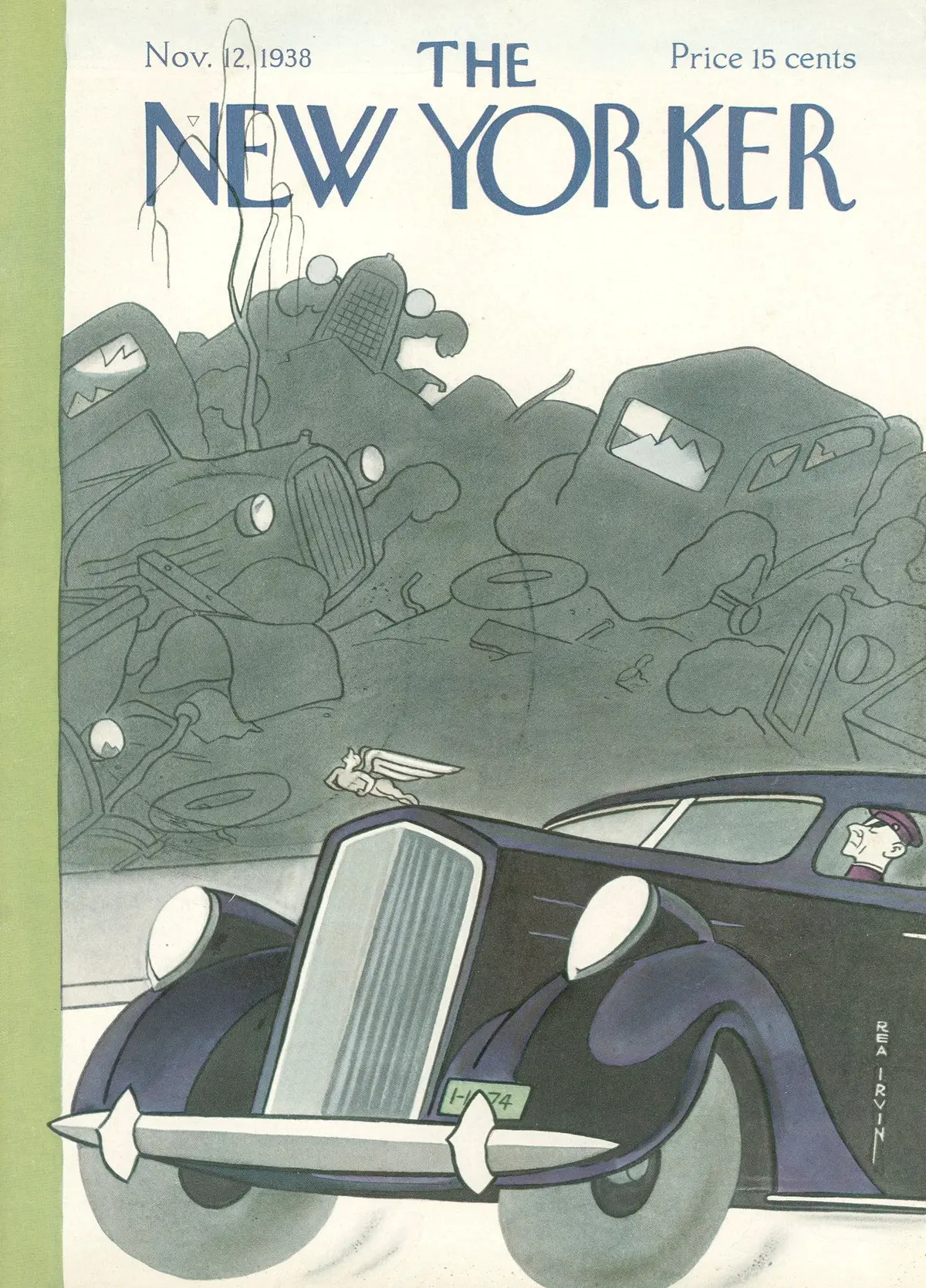 Обложка The New Yorker, 12 ноября 1938, художник Реа Ирвин