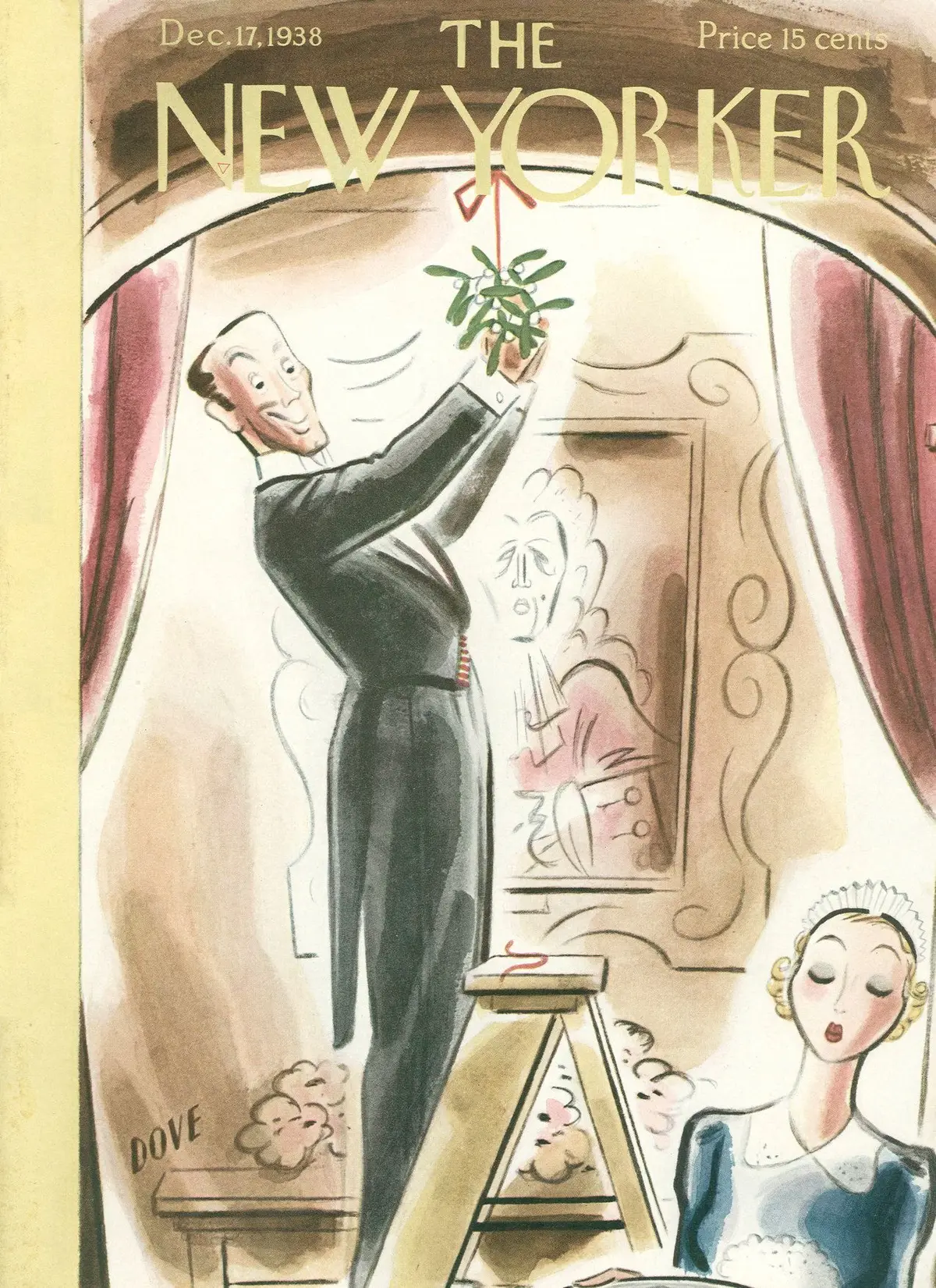 Обложка The New Yorker, 17 декабря 1938, художник Леонард Дав