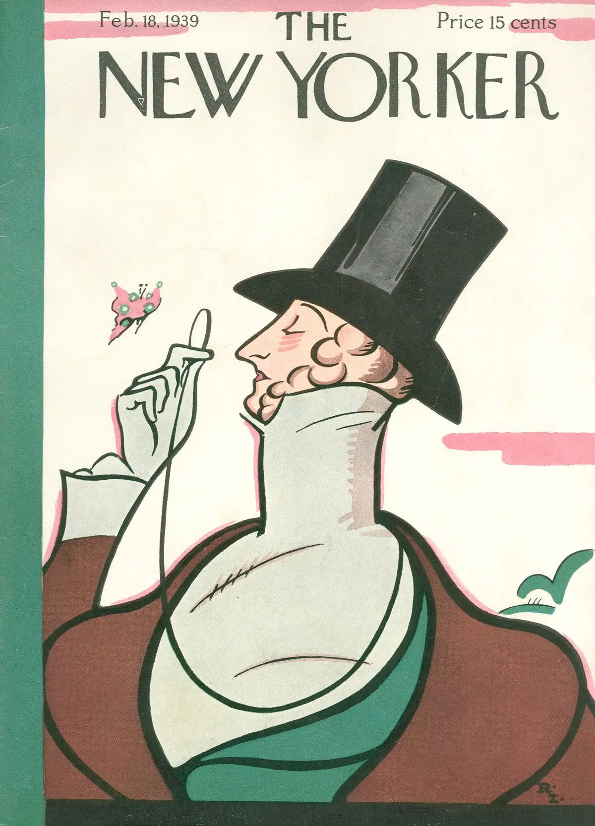 Обложка The New Yorker, 18 февраля 1939, художник Реа Ирвин