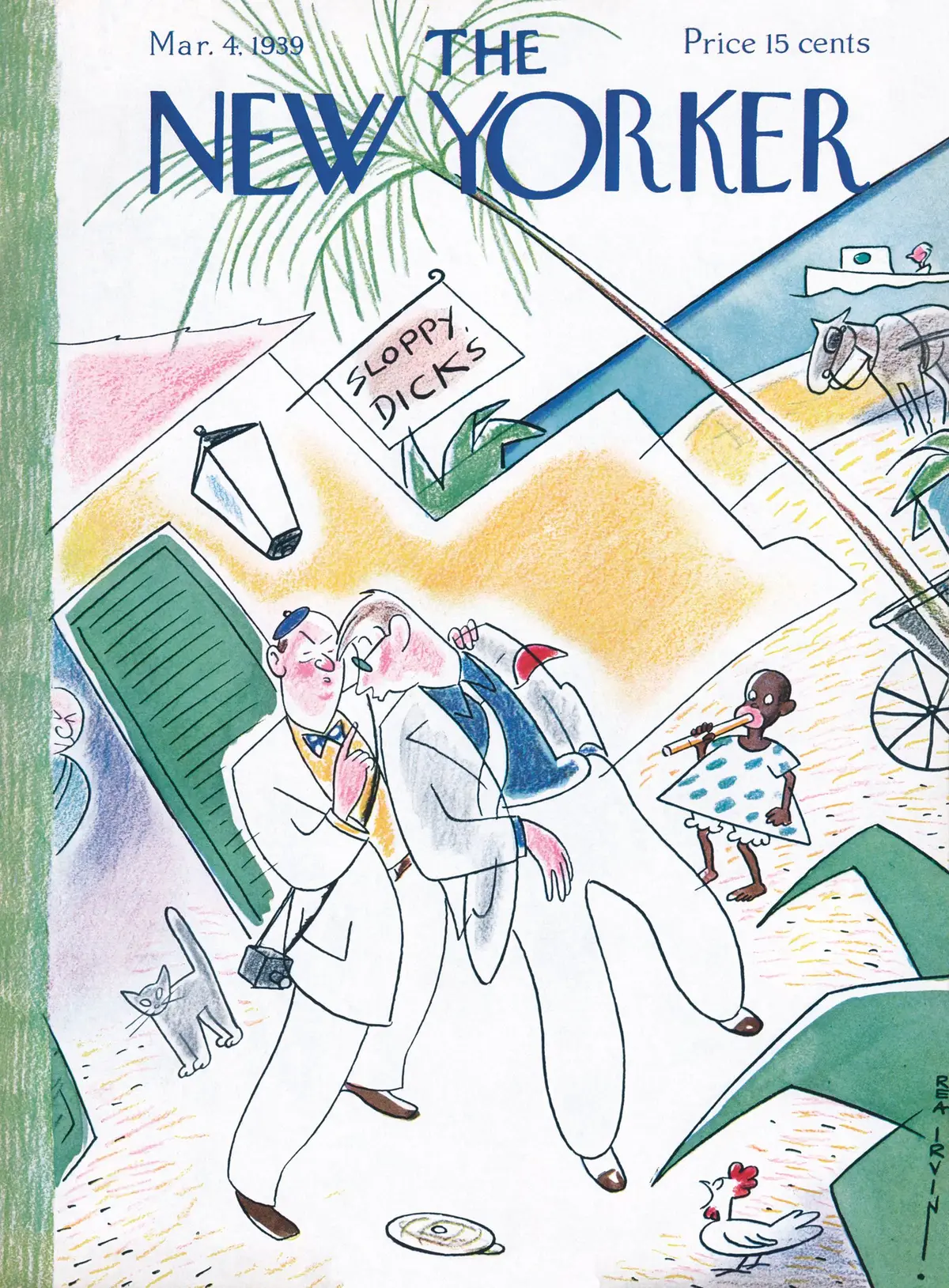 Обложка The New Yorker, 4 марта 1939, художник Реа Ирвин
