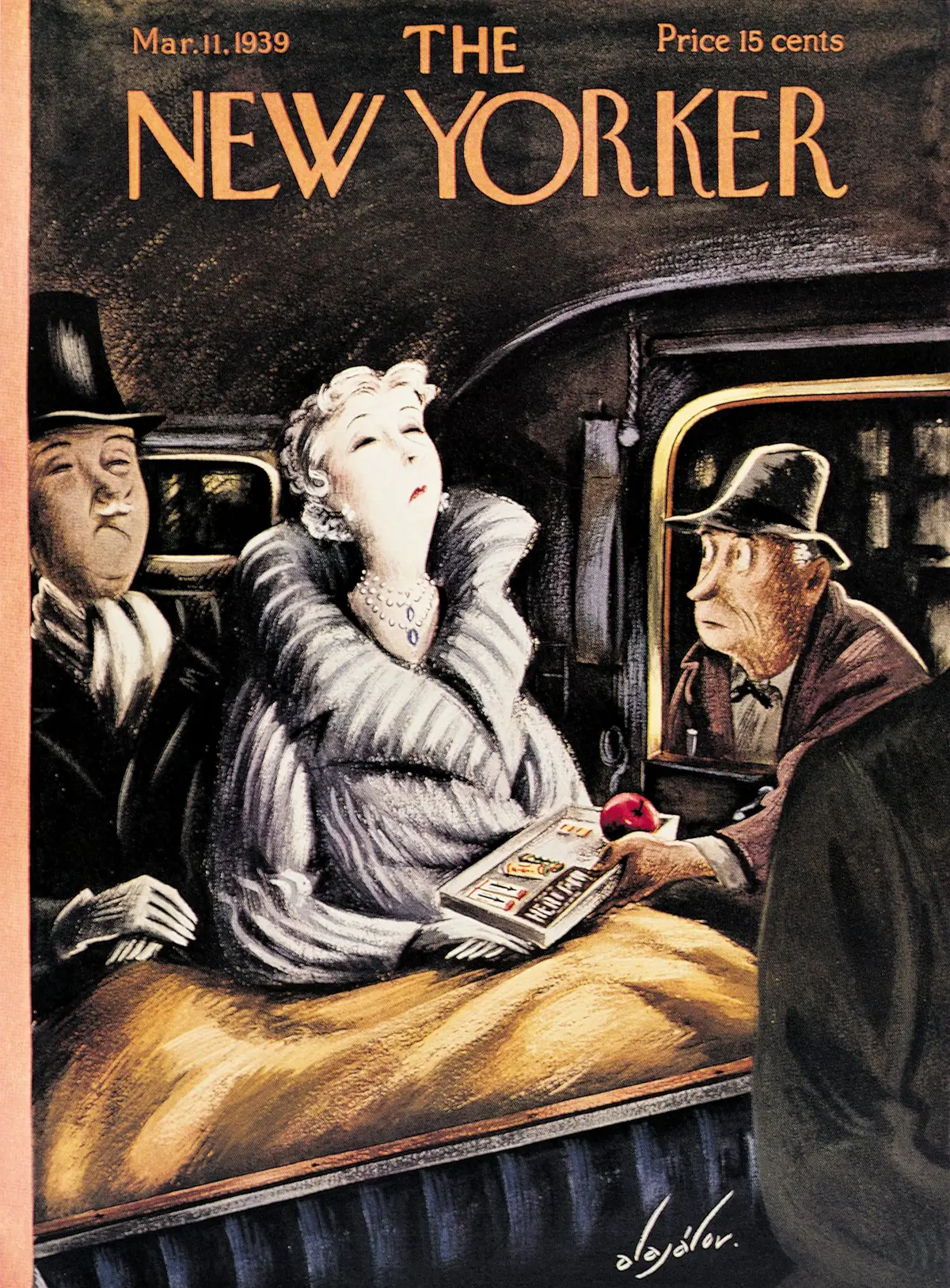 Обложка The New Yorker, 11 марта 1939, художник Константин Алажалов