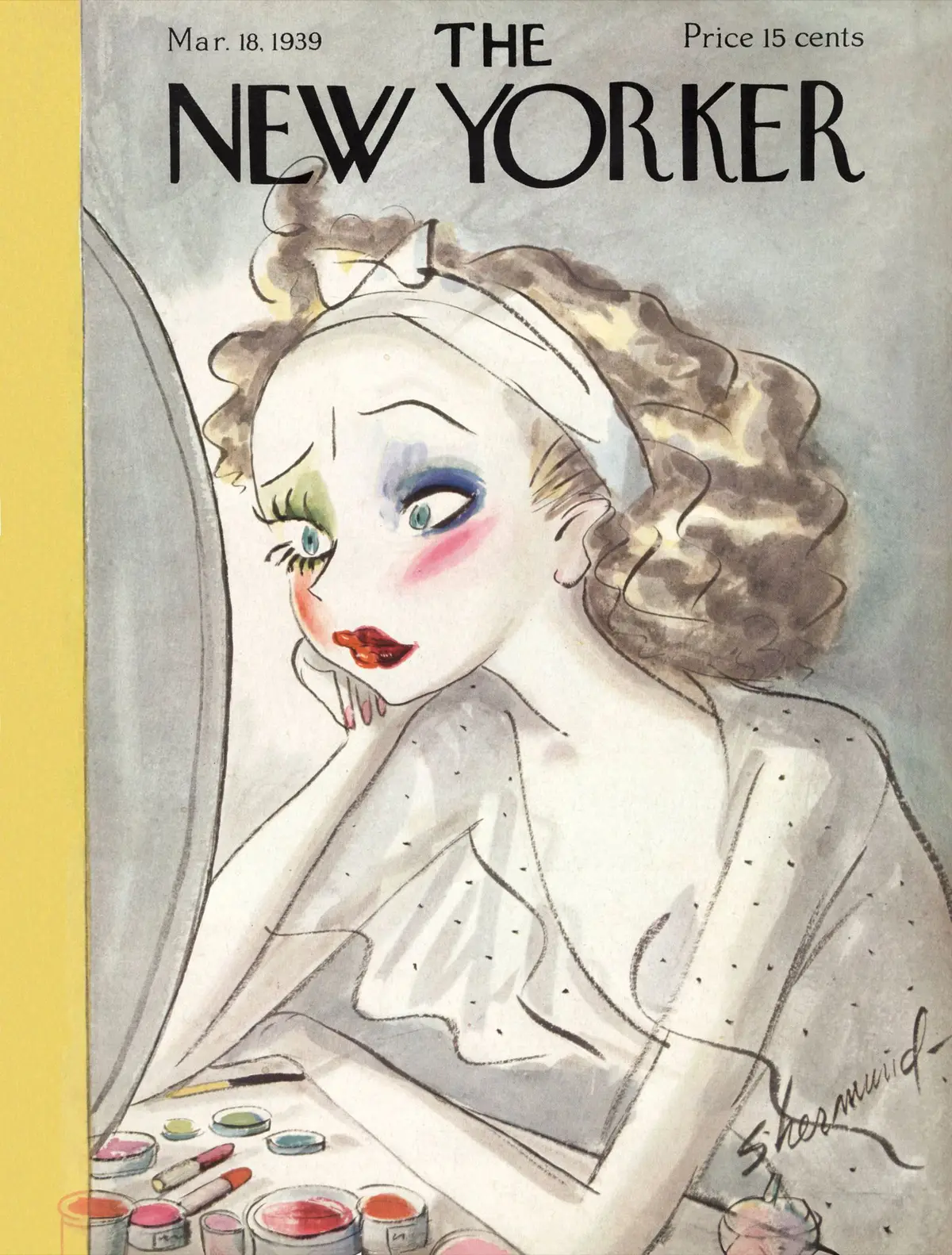 Обложка The New Yorker, 18 марта 1939, художник Барбара Шермунд