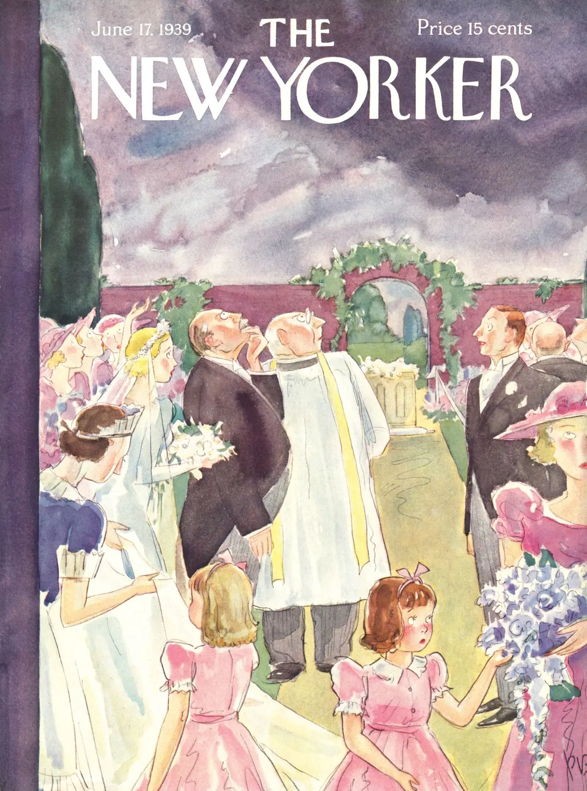 Обложка The New Yorker, 17 июня 1939, художник Перри Барлоу