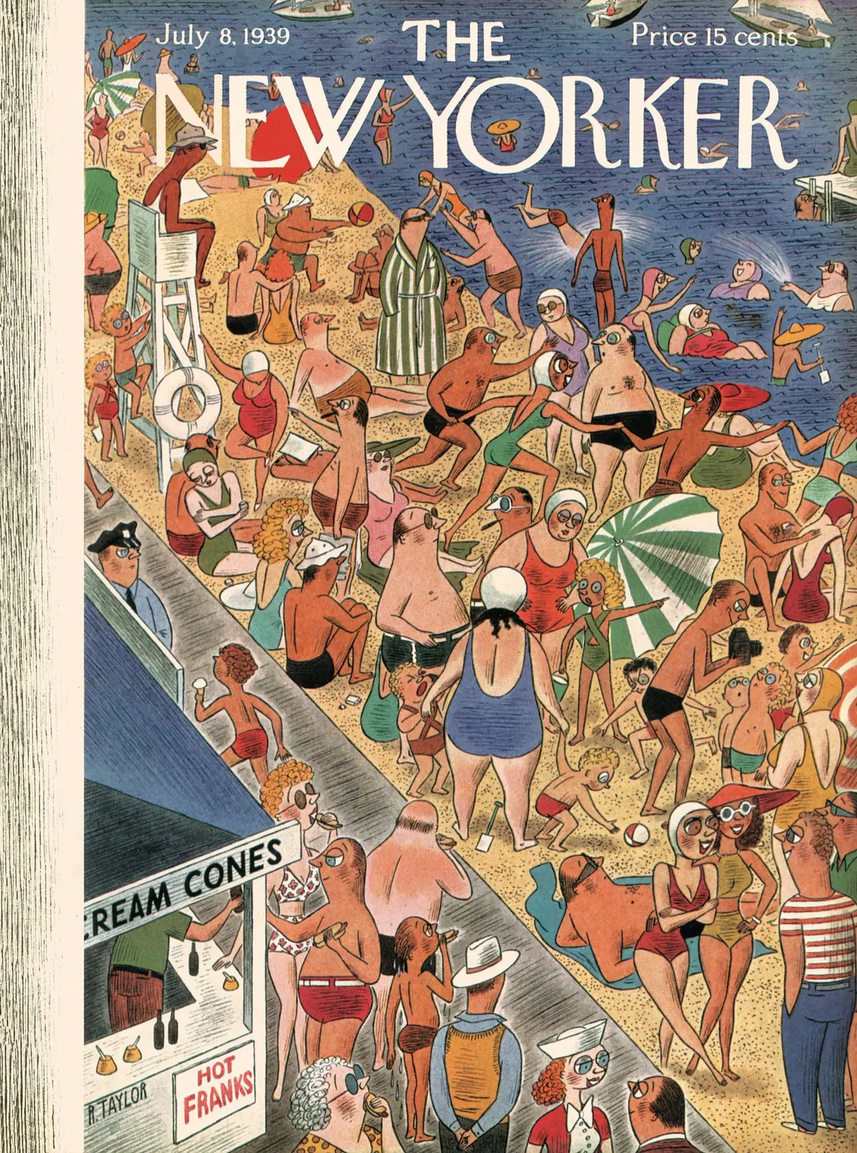 Обложка The New Yorker, 8 июля 1939, художник Ричард Тейлор