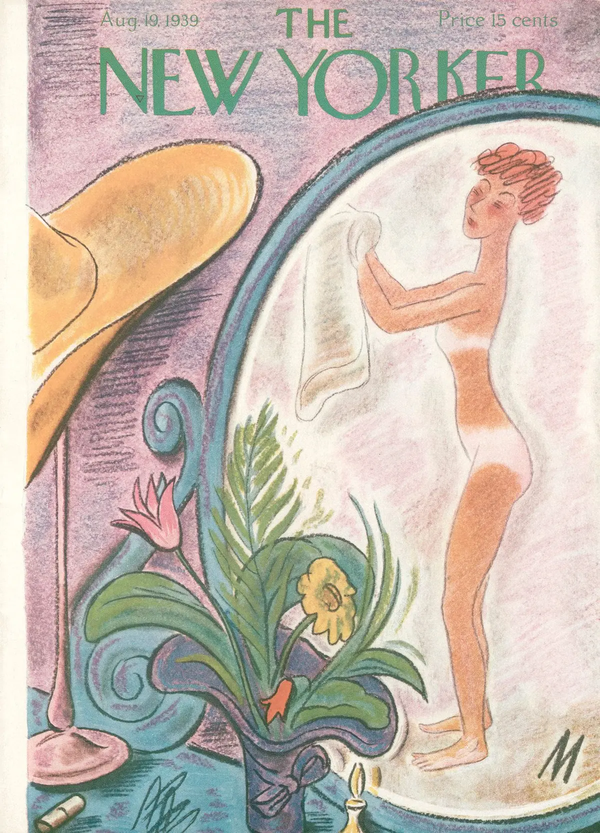 Обложка The New Yorker, 19 августа 1939, художник Джулиан де Миски
