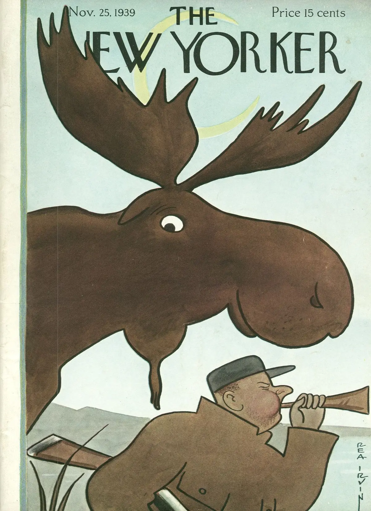 Обложка The New Yorker, 25 ноября 1939, художник Реа Ирвин