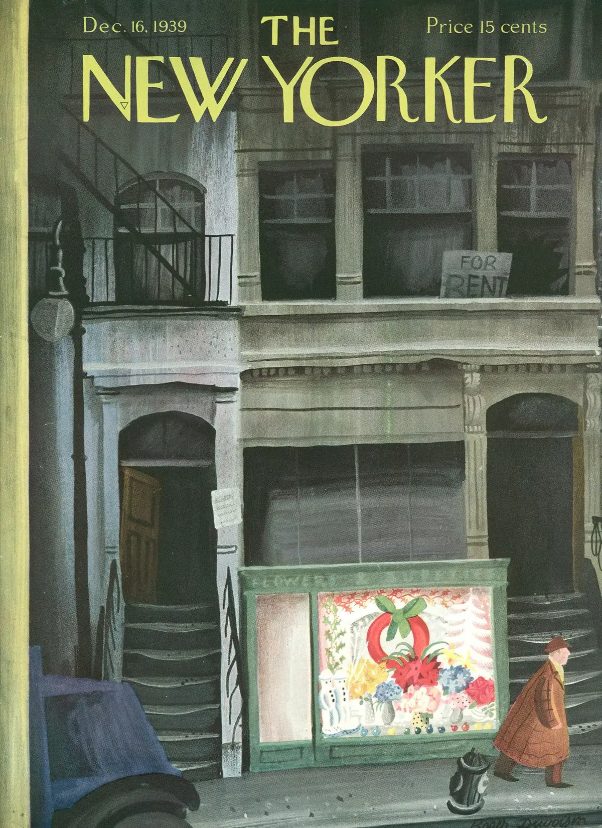 Обложка The New Yorker, 16 декабря 1939, художник Роже Дювуазен