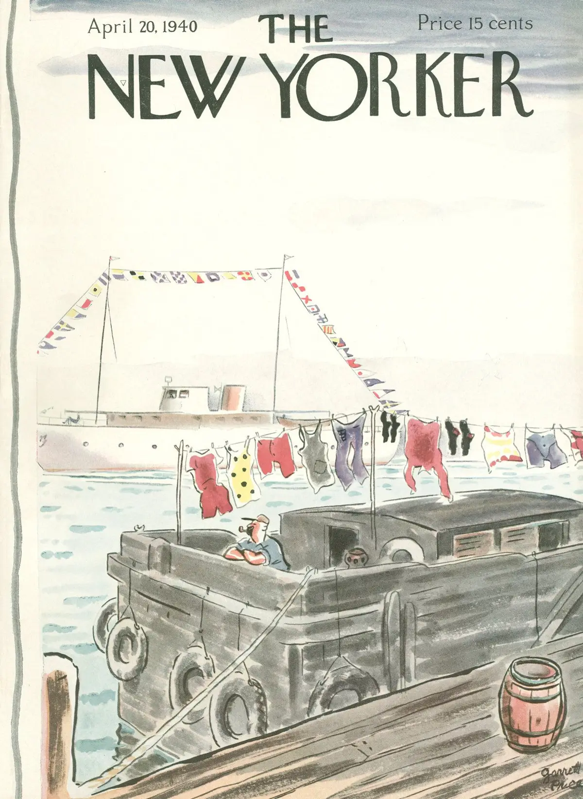 Обложка The New Yorker, 20 апреля 1940, художник Гарретт Прайс