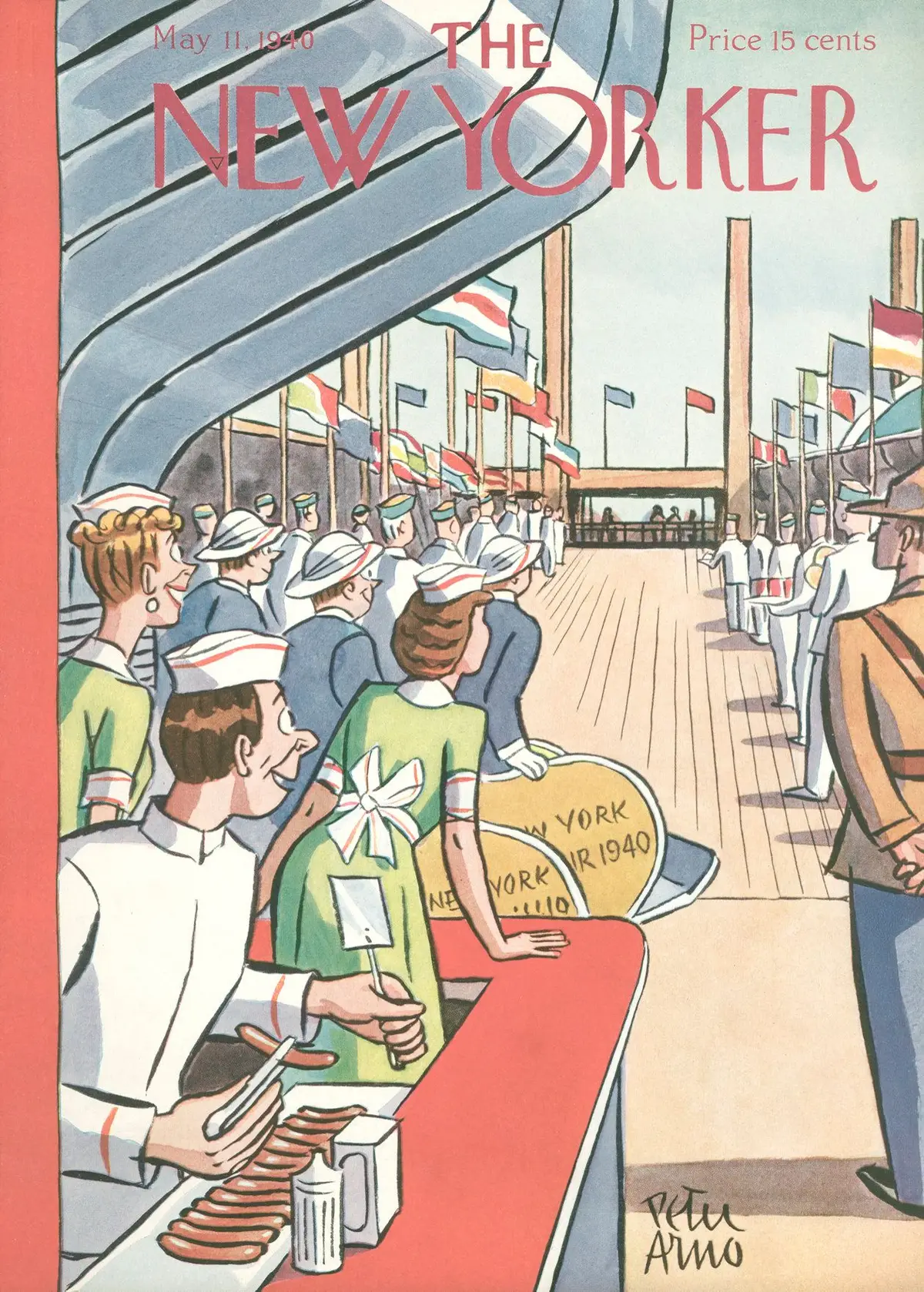 Обложка The New Yorker, 11 мая 1940, художник Питер Арно