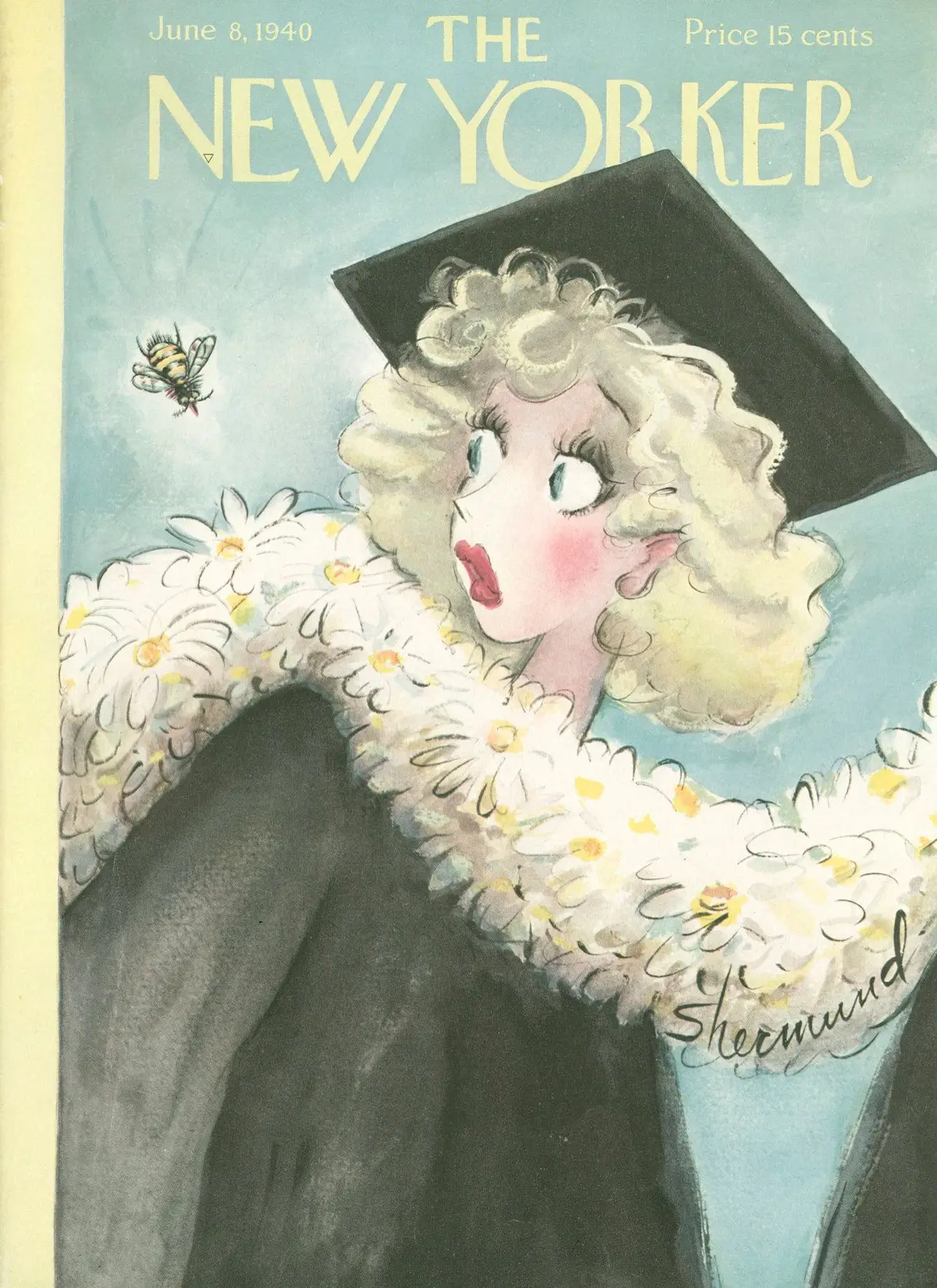 Обложка The New Yorker, 8 июня 1940, художник Барбара Шермунд