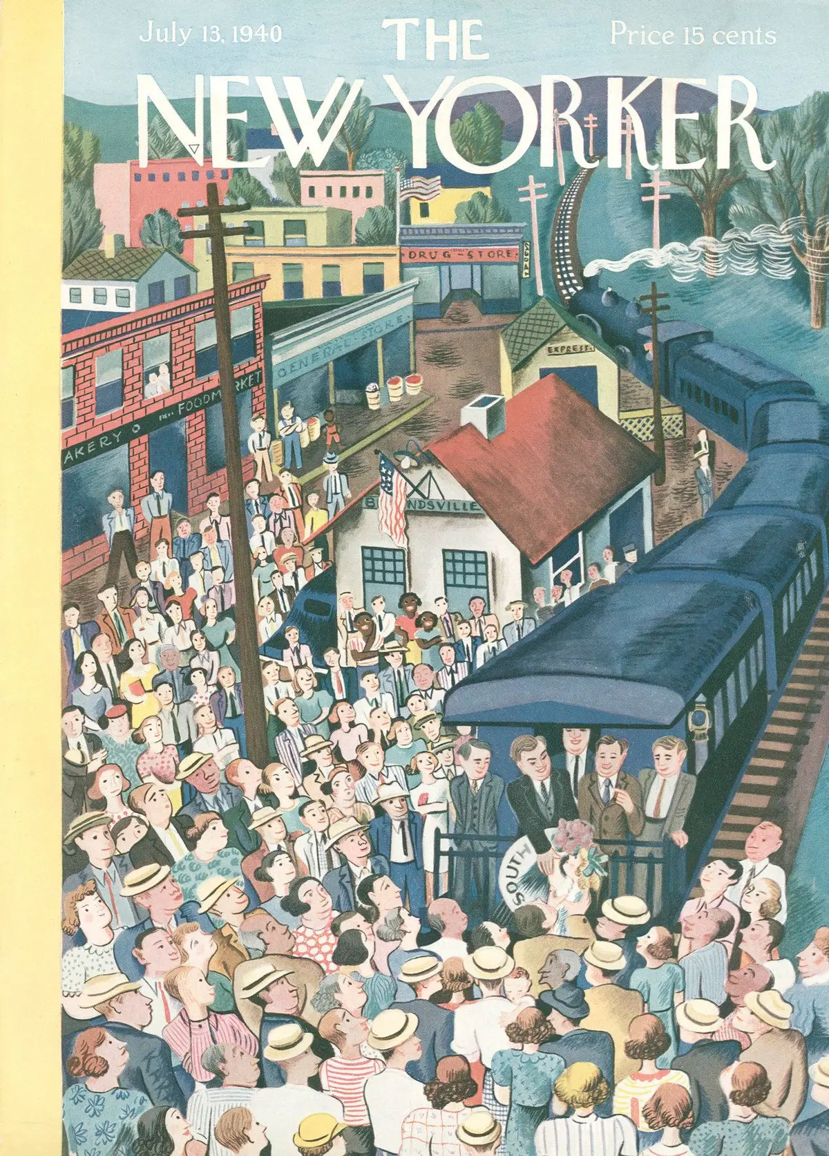 Обложка The New Yorker, 13 июля 1940, художник Илонка Карас