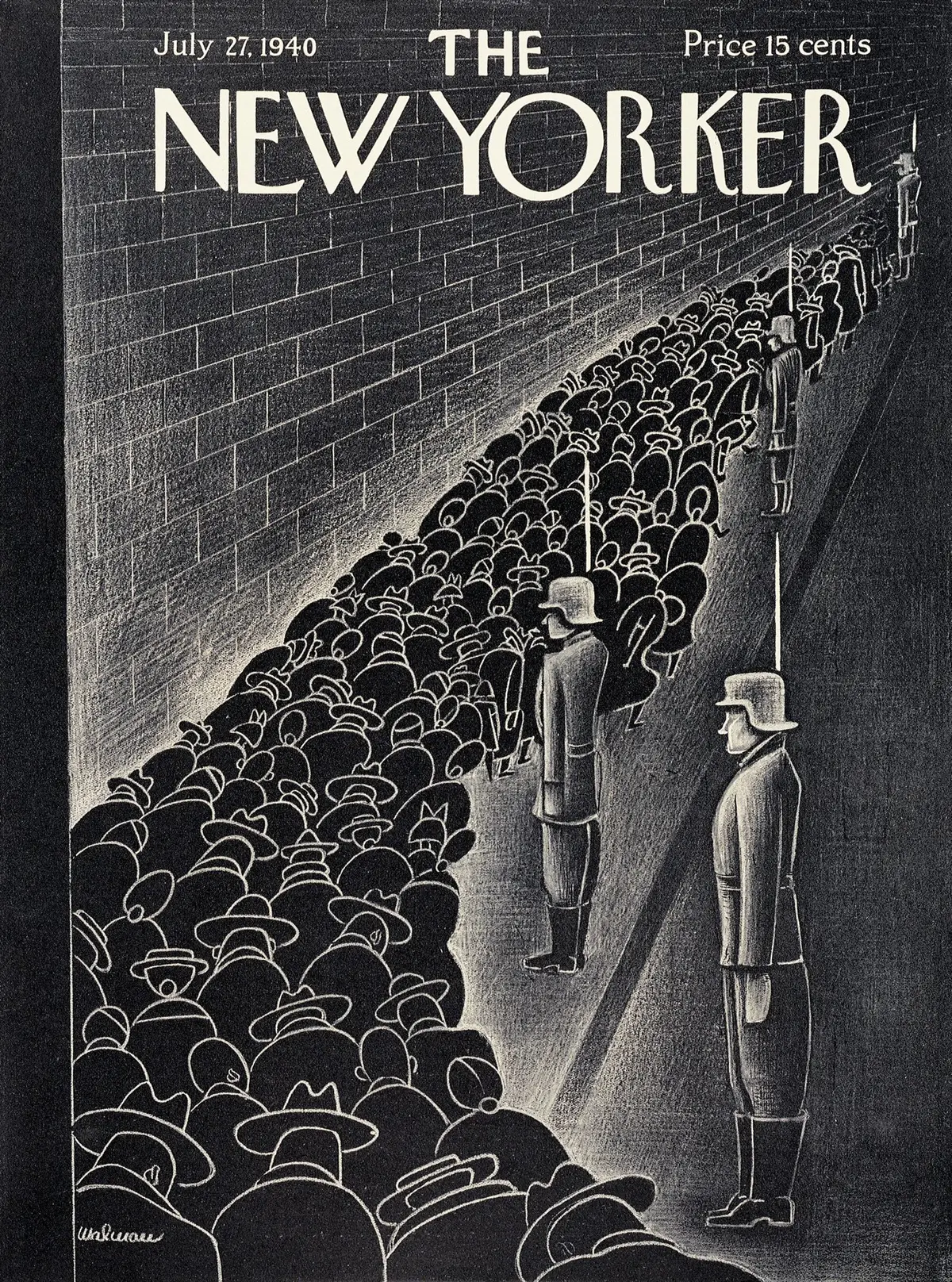 Обложка The New Yorker, 27 июля 1940, художник Кристина Малман