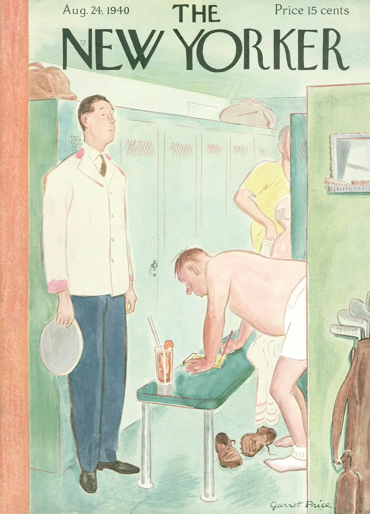 Обложка The New Yorker, 24 августа 1940, художник Гарретт Прайс