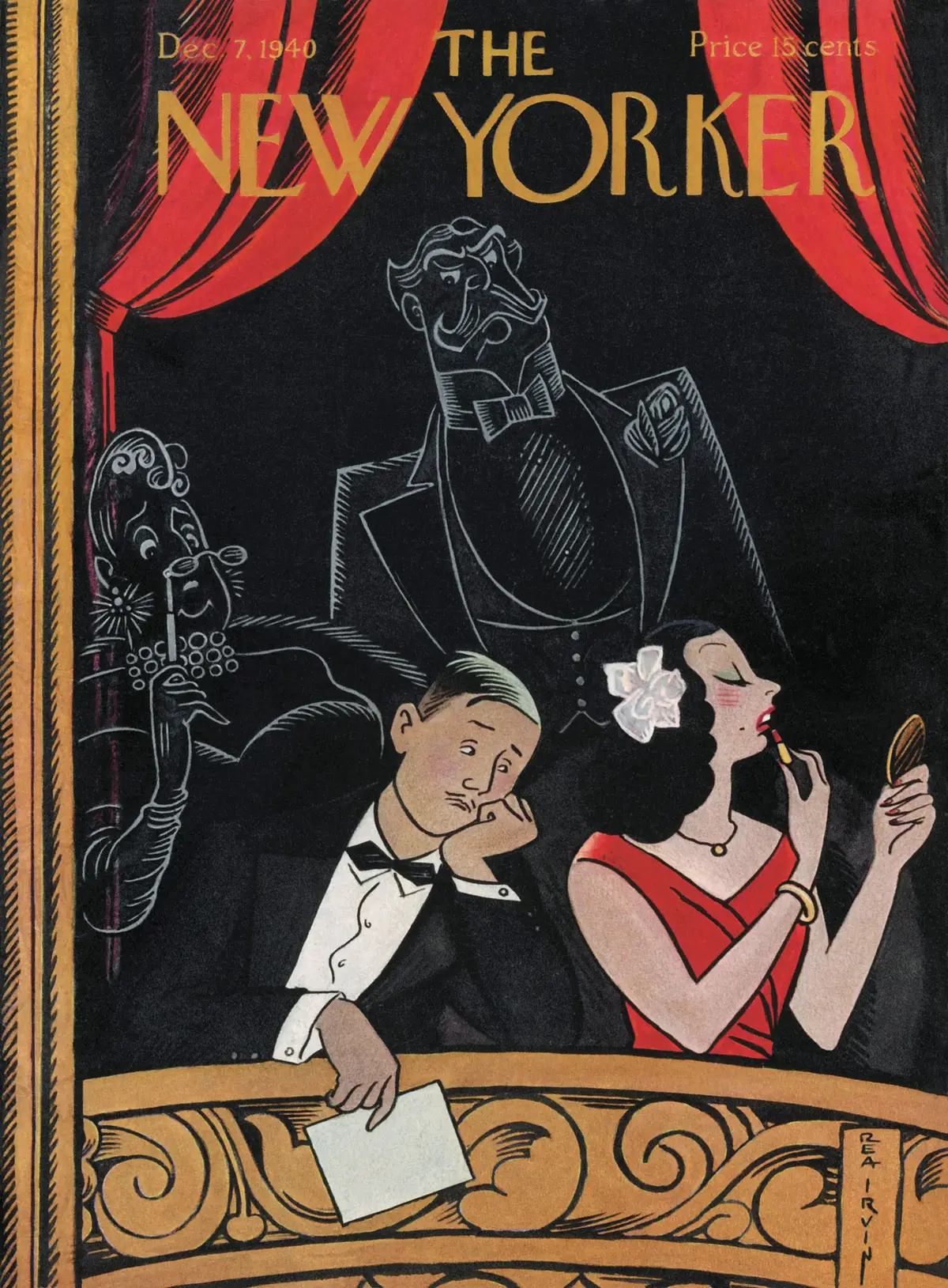 Обложка The New Yorker, 7 декабря 1940, художник Реа Ирвин