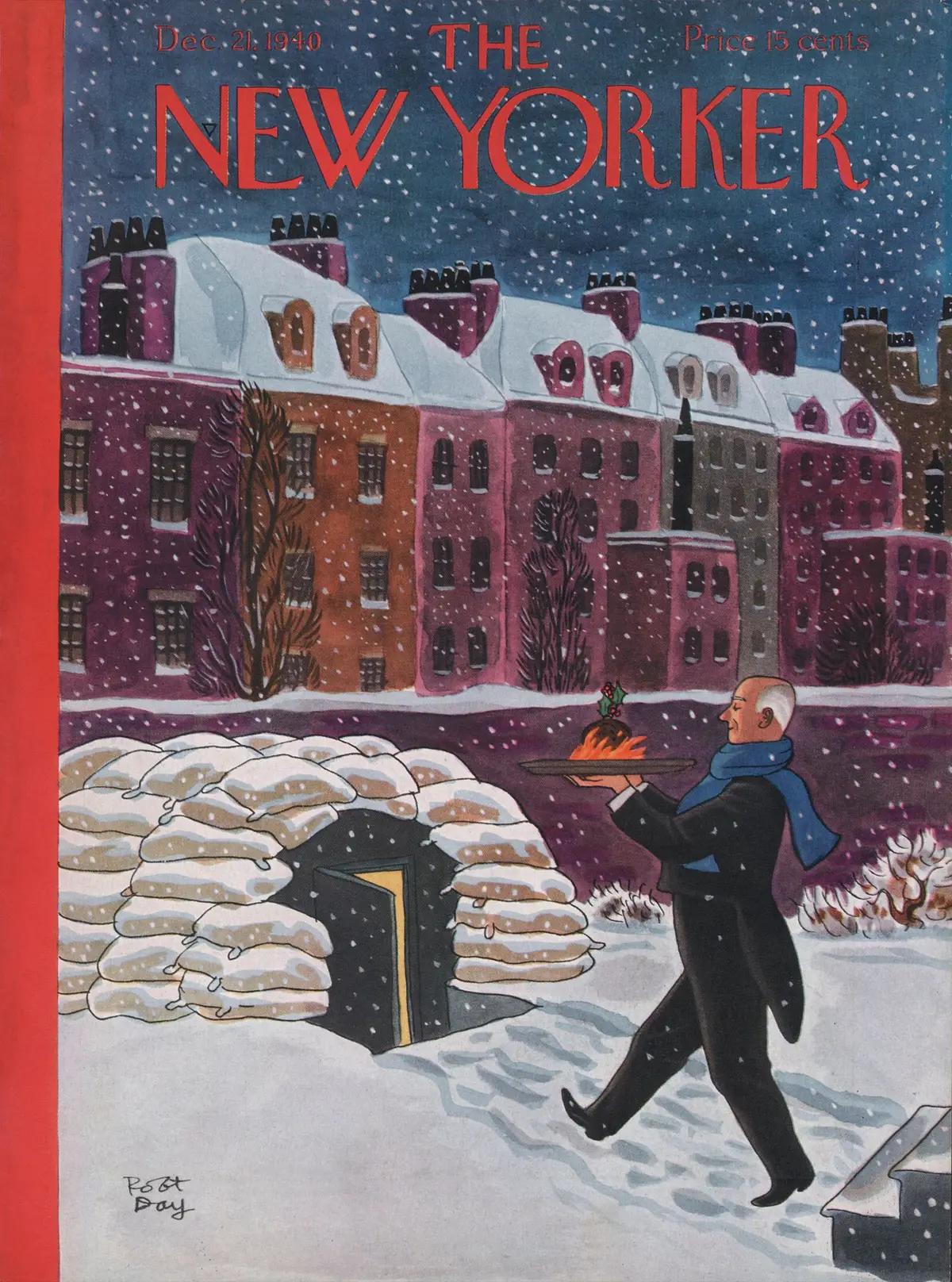 Обложка The New Yorker, 21 декабря 1940, художник Роберт Дэй