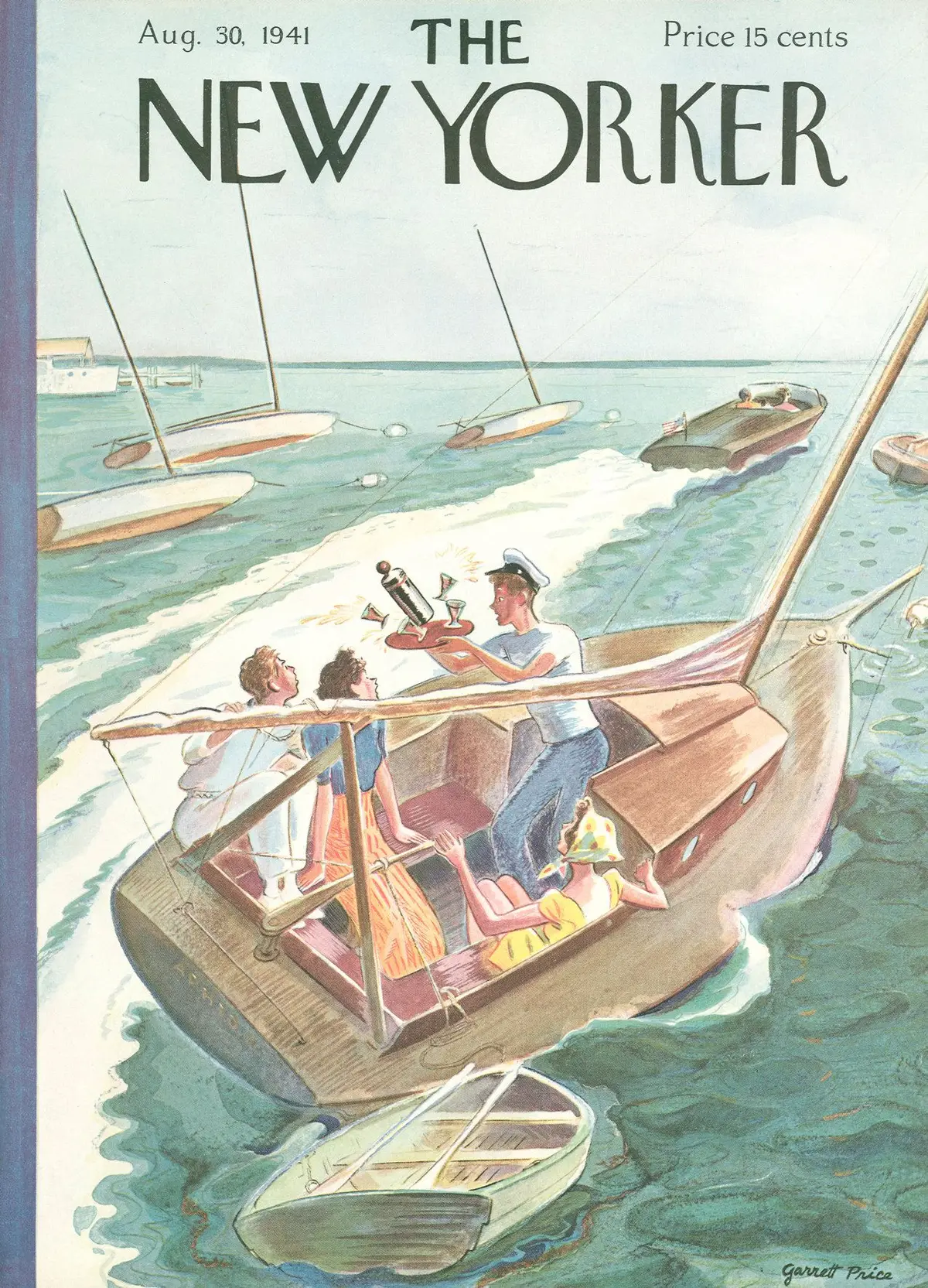 Обложка The New Yorker, 30 августа 1941, художник Гарретт Прайс