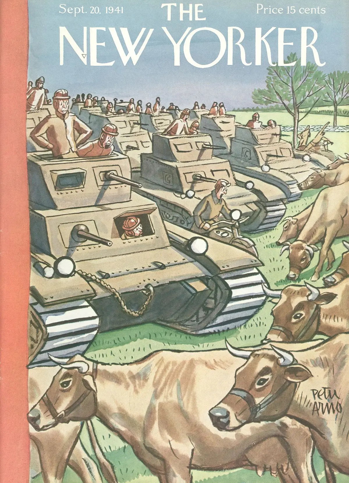 Обложка The New Yorker, 20 сентября 1941, художник Питер Арно