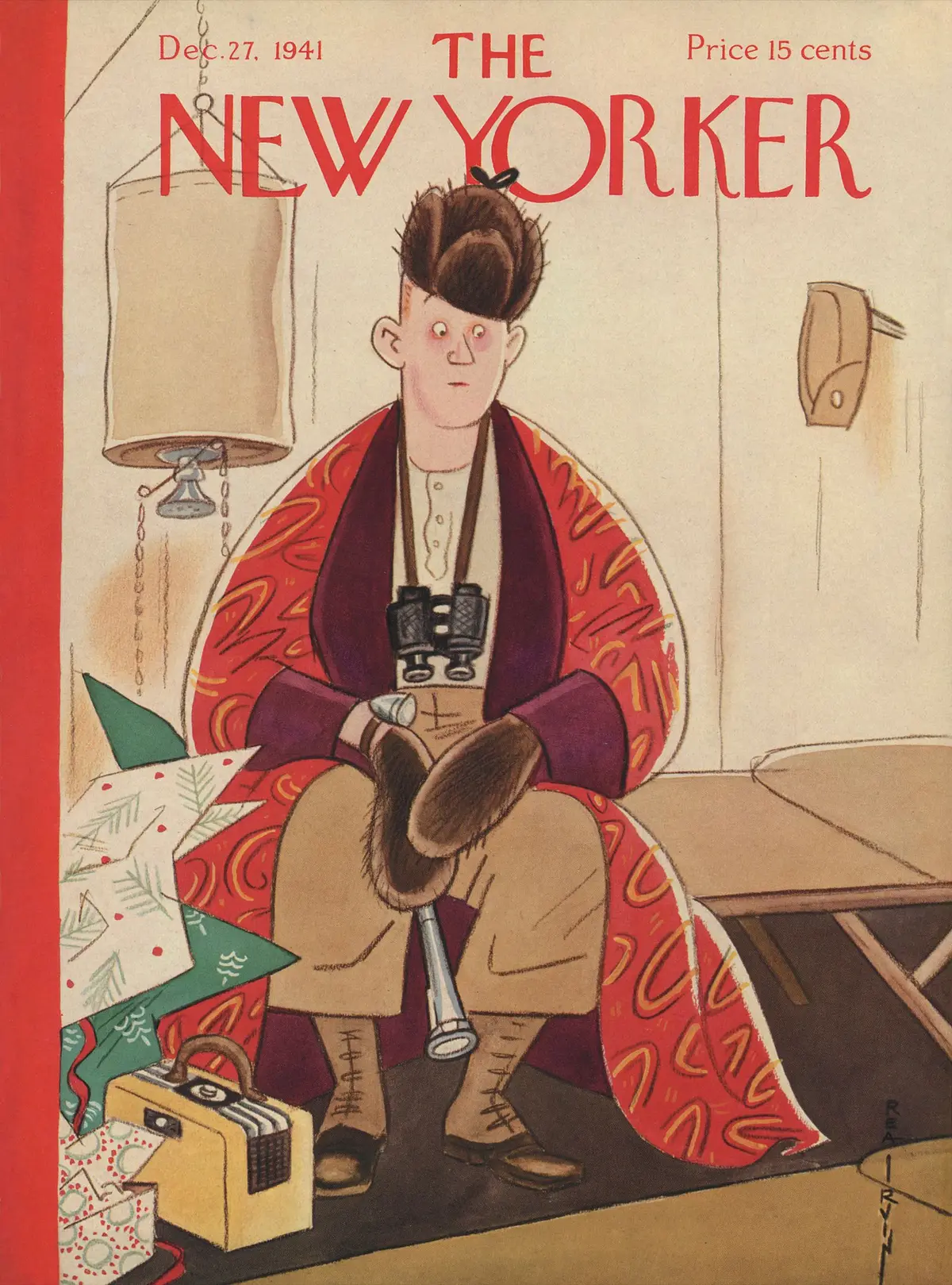Обложка The New Yorker, 27 декабря 1941, художник Реа Ирвин