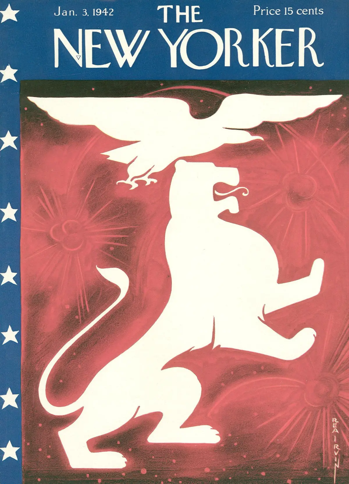 Обложка The New Yorker, 3 января 1942, художник Реа Ирвин