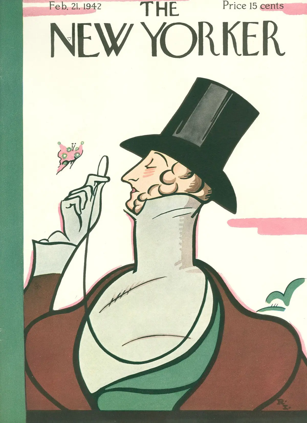 Обложка The New Yorker, 21 февраля 1942, художник Реа Ирвин