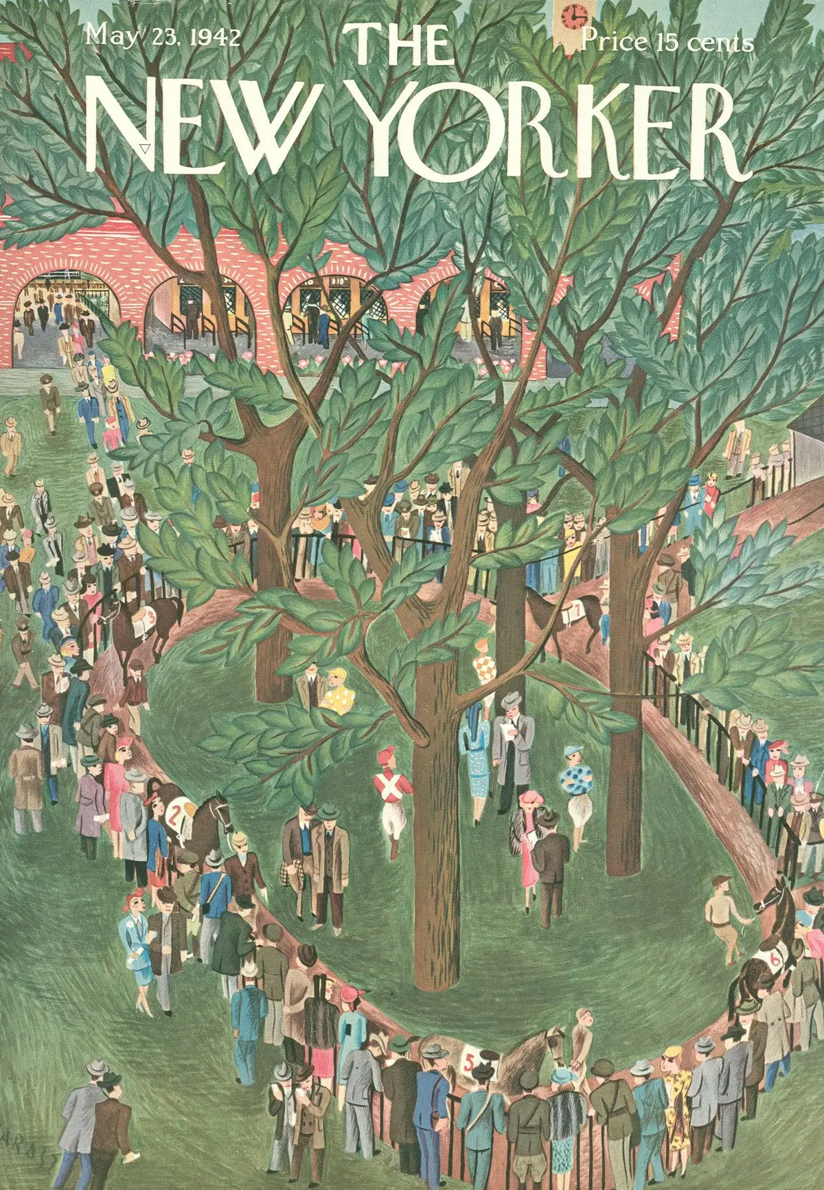 Обложка The New Yorker, 23 мая 1942, художник Илонка Карас