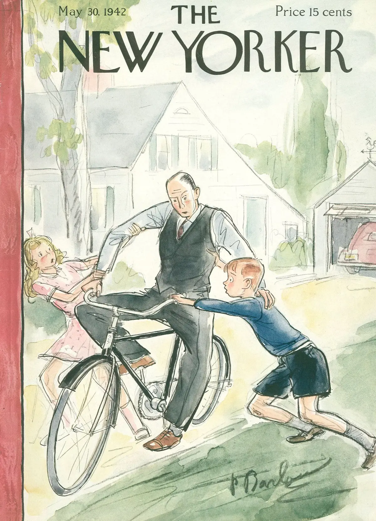 Обложка The New Yorker, 30 мая 1942, художник Перри Барлоу