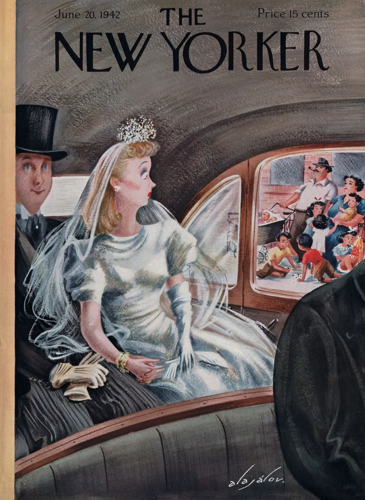Обложка The New Yorker, 20 июня 1942, художник Константин Алажалов
