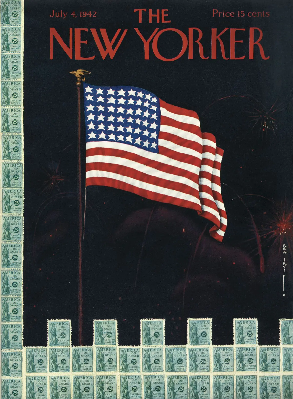 Обложка The New Yorker, 4 июля 1942, художник Реа Ирвин