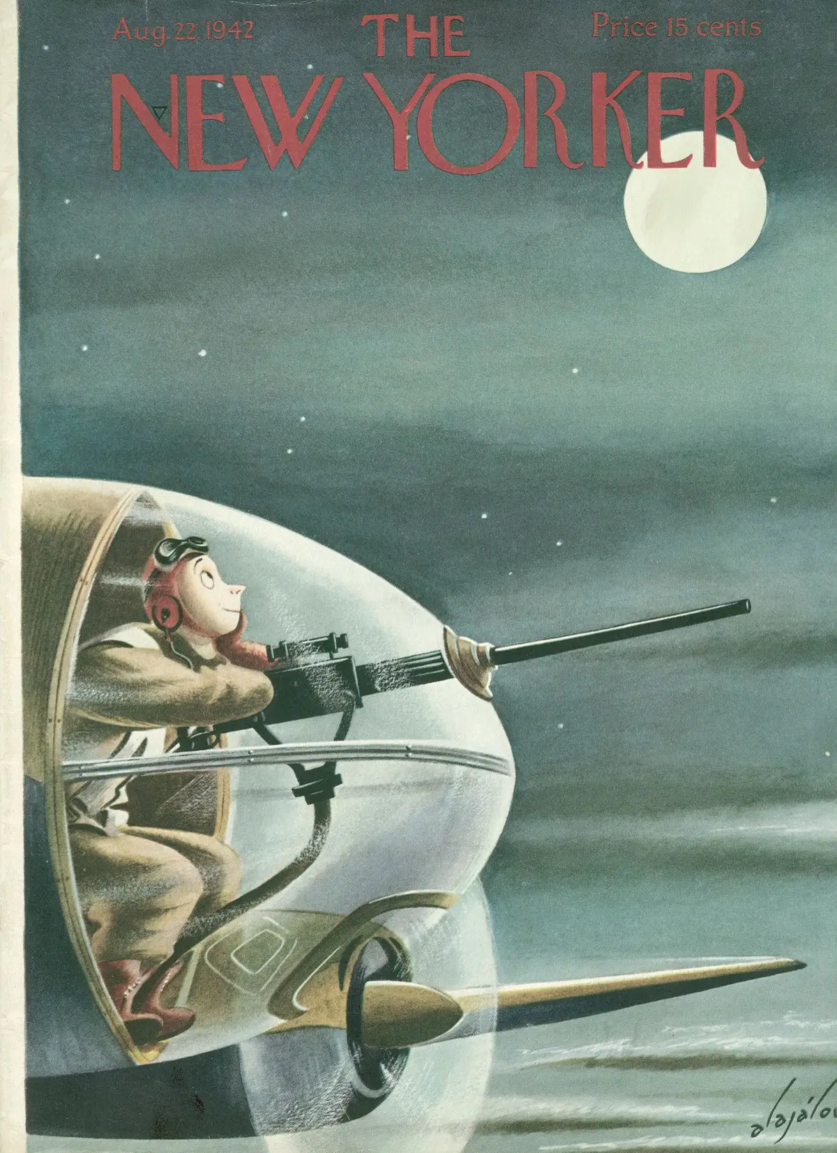 Обложка The New Yorker, 22 августа 1942, художник Константин Алажалов