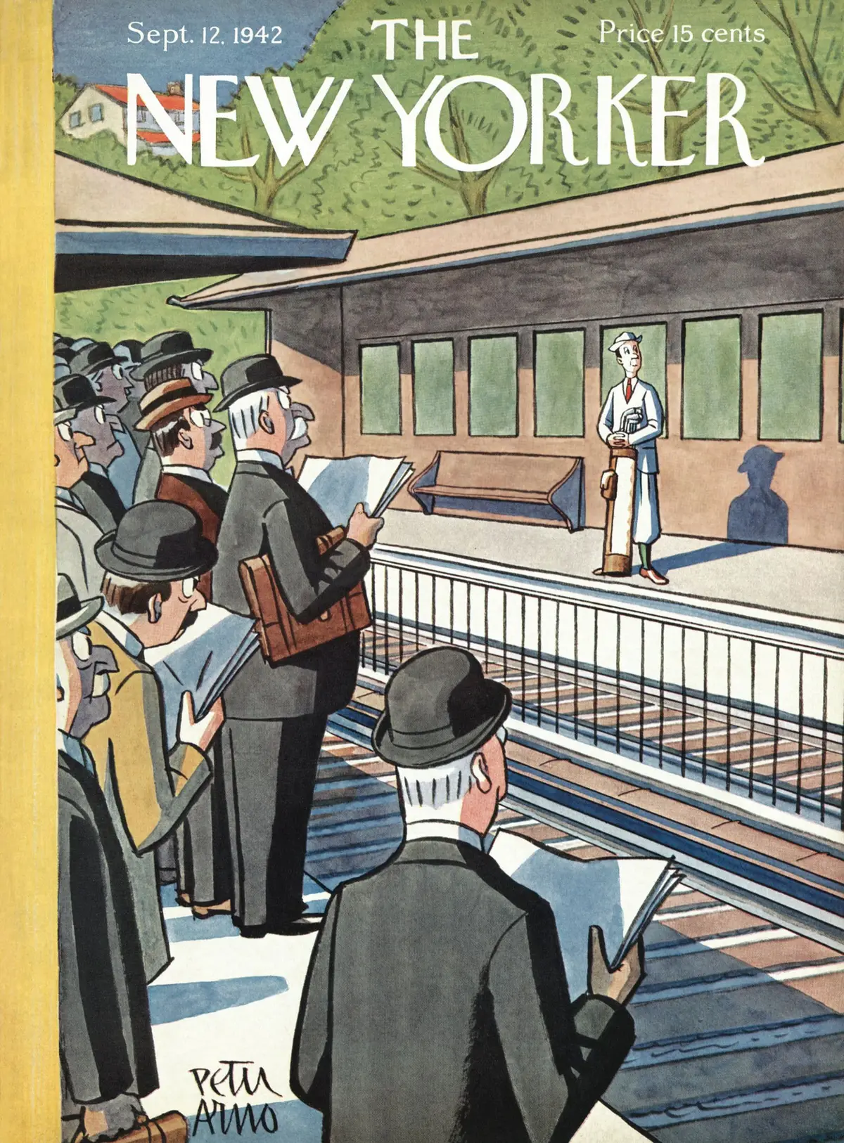 Обложка The New Yorker, 12 сентября 1942, художник Питер Арно