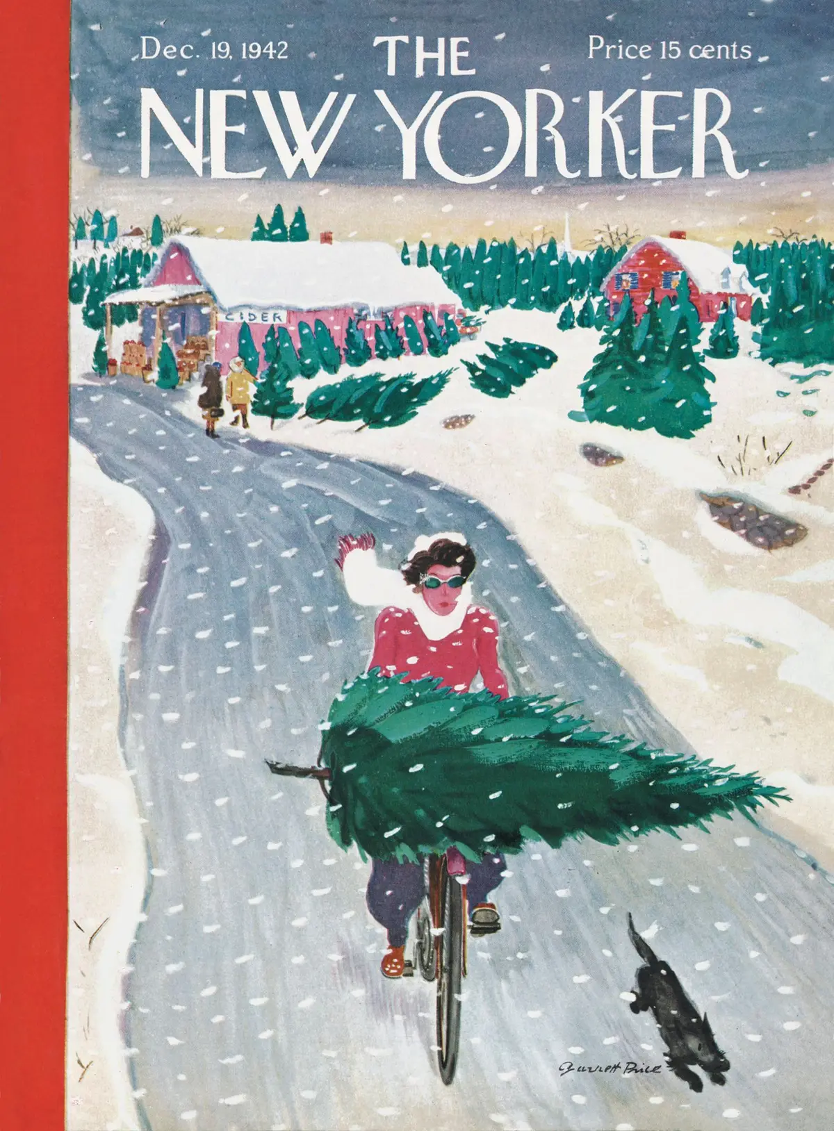 Обложка The New Yorker, 19 декабря 1942, художник Гарретт Прайс