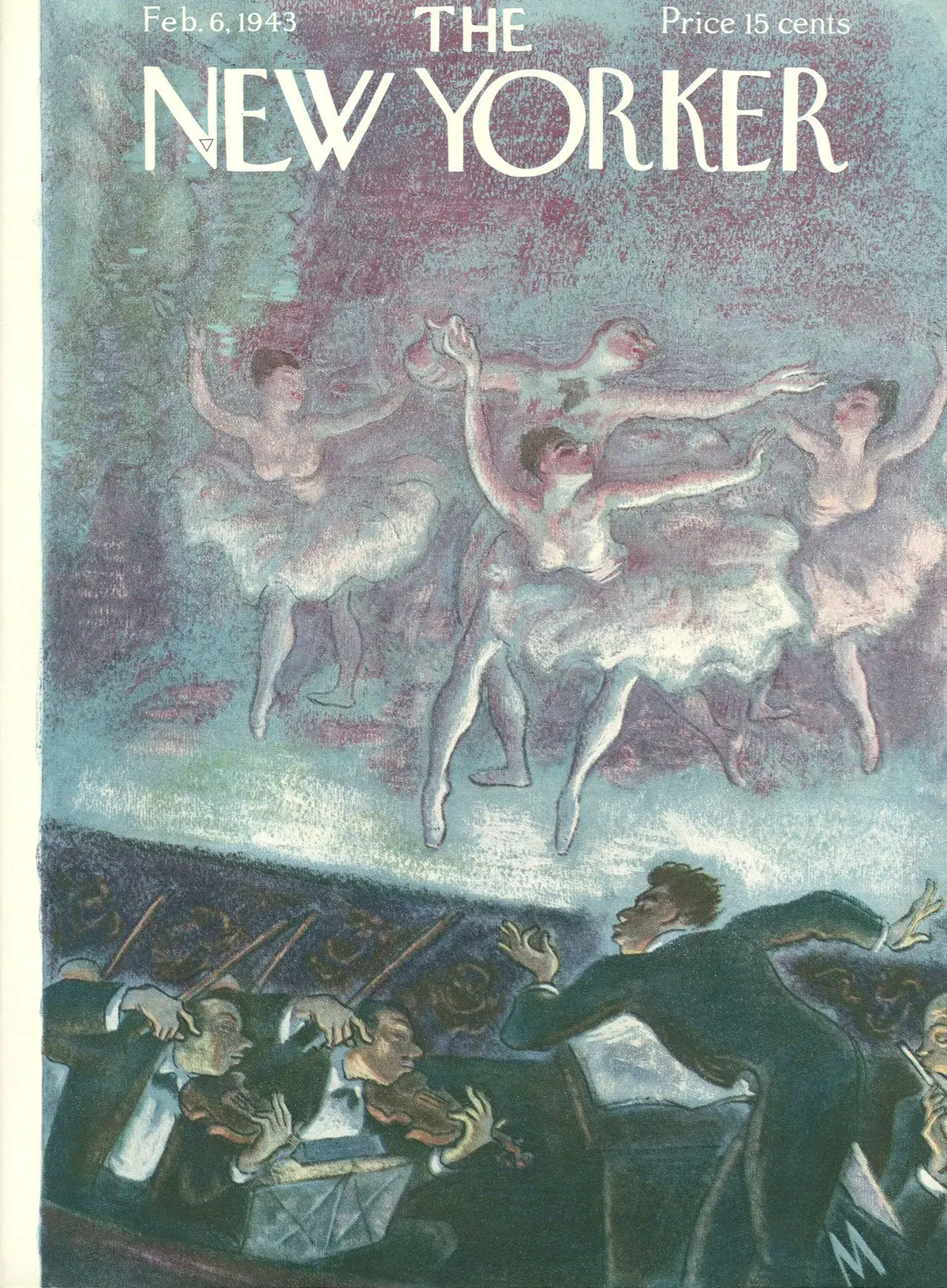 Обложка The New Yorker, 6 февраля 1943, художник Джулиан де Миски