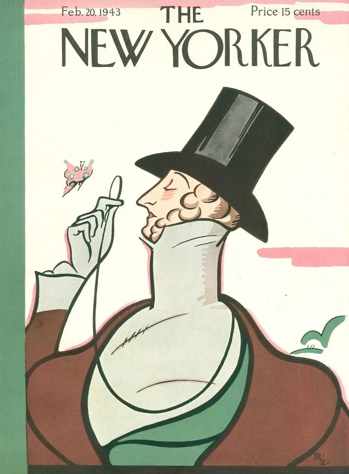 Обложка The New Yorker, 20 февраля 1943, художник Реа Ирвин