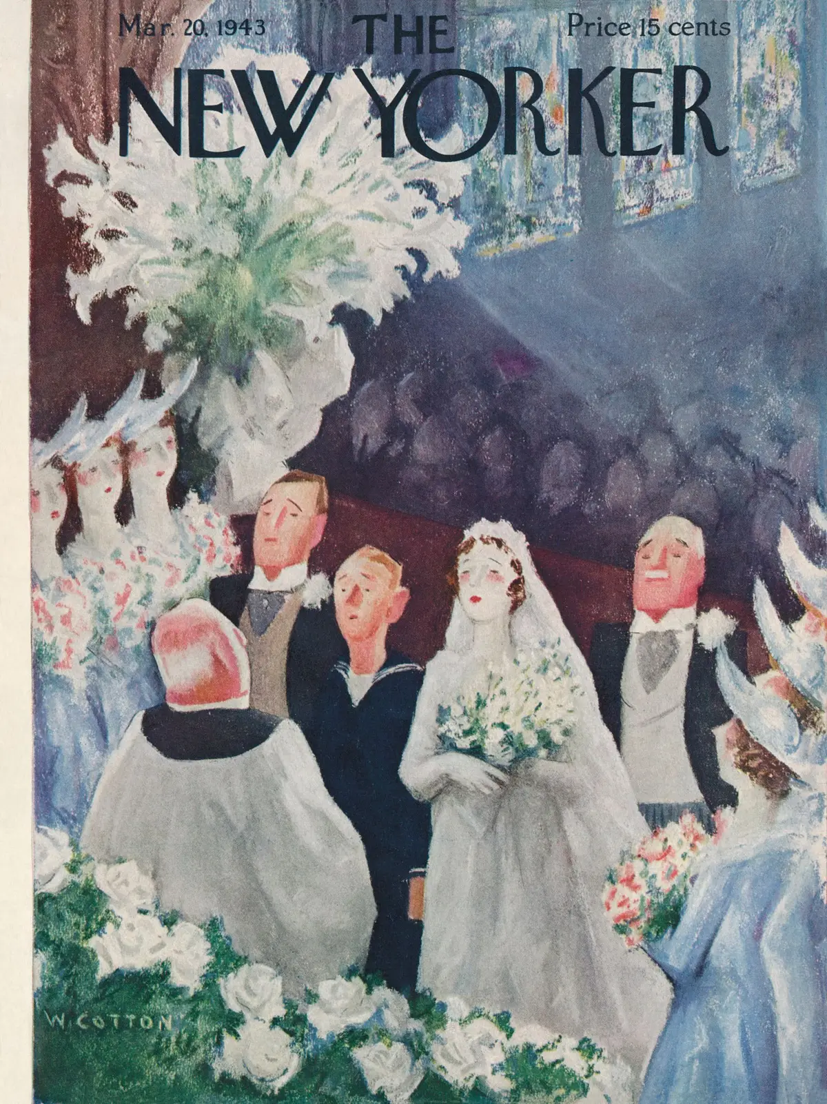 Обложка The New Yorker, 20 марта 1943, художник Уильям Коттон