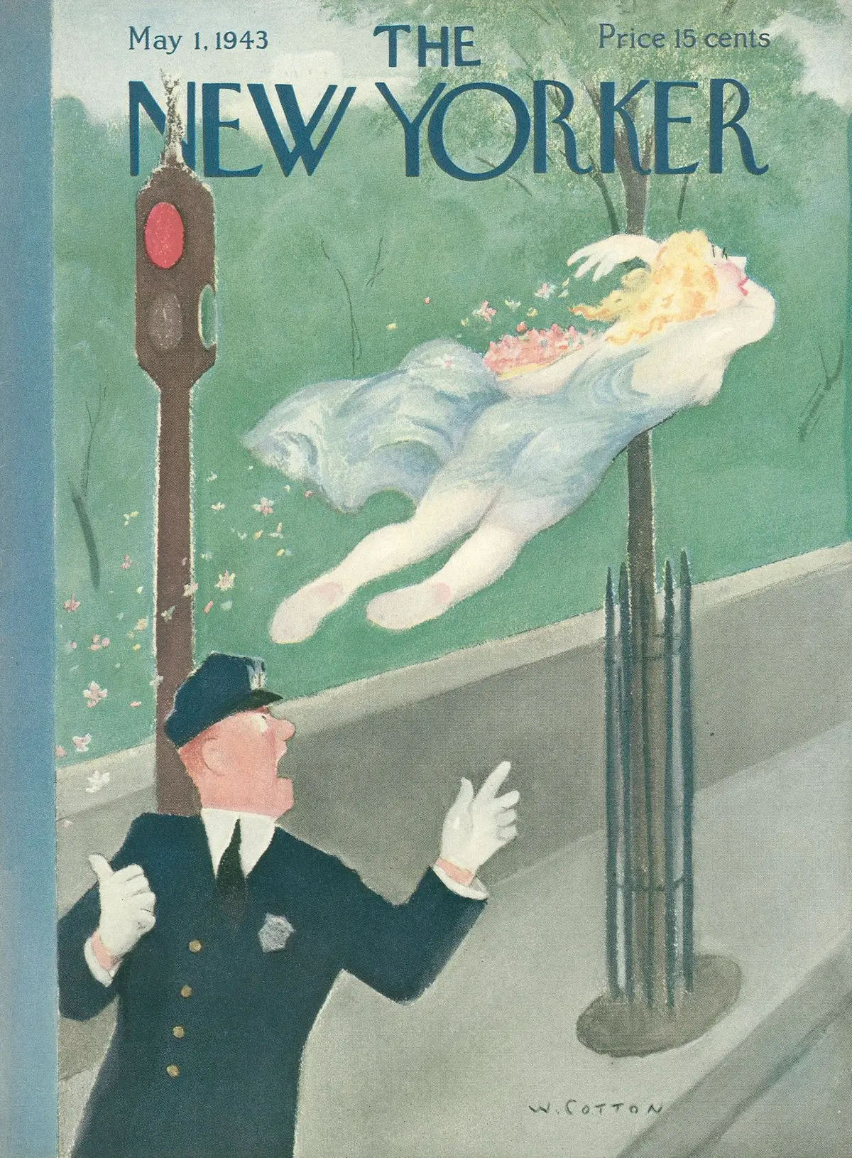 Обложка The New Yorker, 1 мая 1943, художник Уильям Коттон