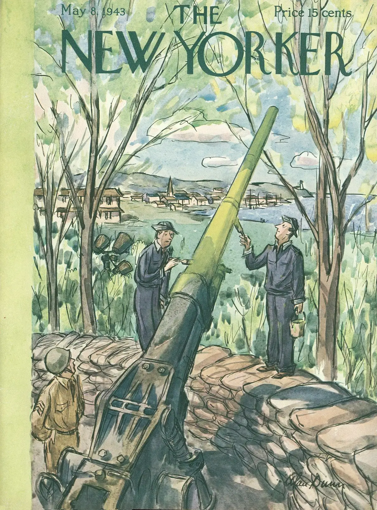 Обложка The New Yorker, 8 мая 1943, художник Алан Данн