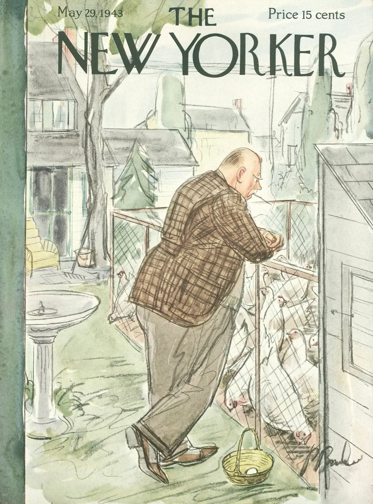 Обложка The New Yorker, 29 мая 1943, художник Перри Барлоу