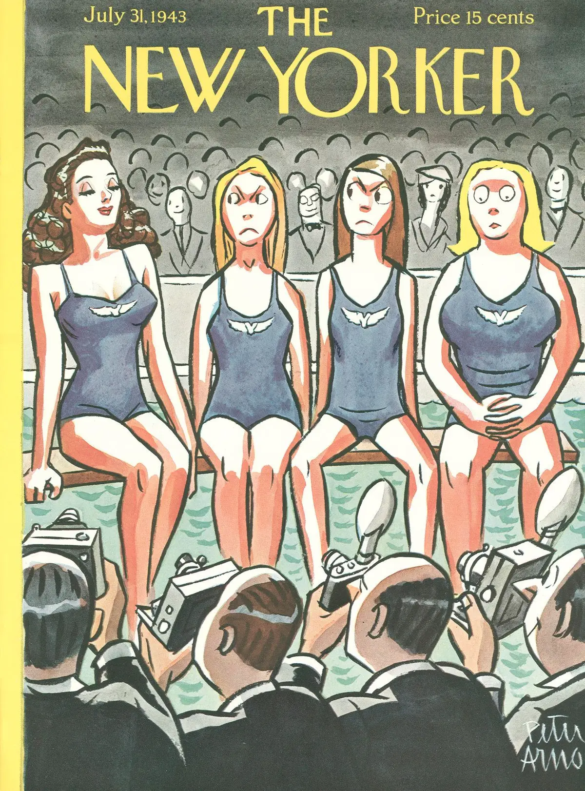 Обложка The New Yorker, 31 июля 1943, художник Питер Арно