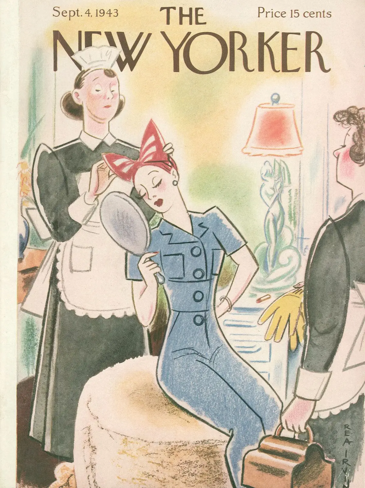 Обложка The New Yorker, 4 сентября 1943, художник Реа Ирвин