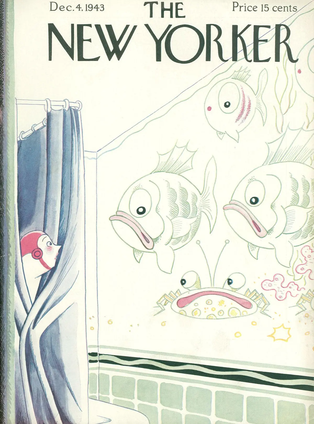 Обложка The New Yorker, 4 декабря 1943, художник Реа Ирвин