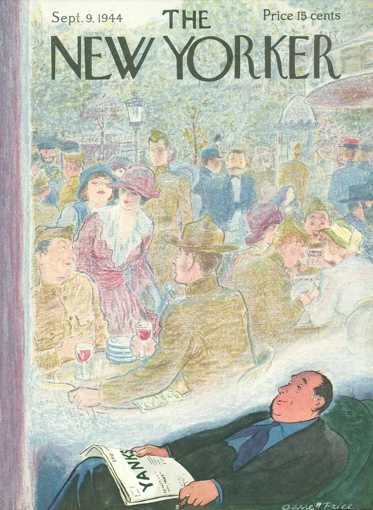 Обложка The New Yorker, 9 сентября 1944, художник Гарретт Прайс