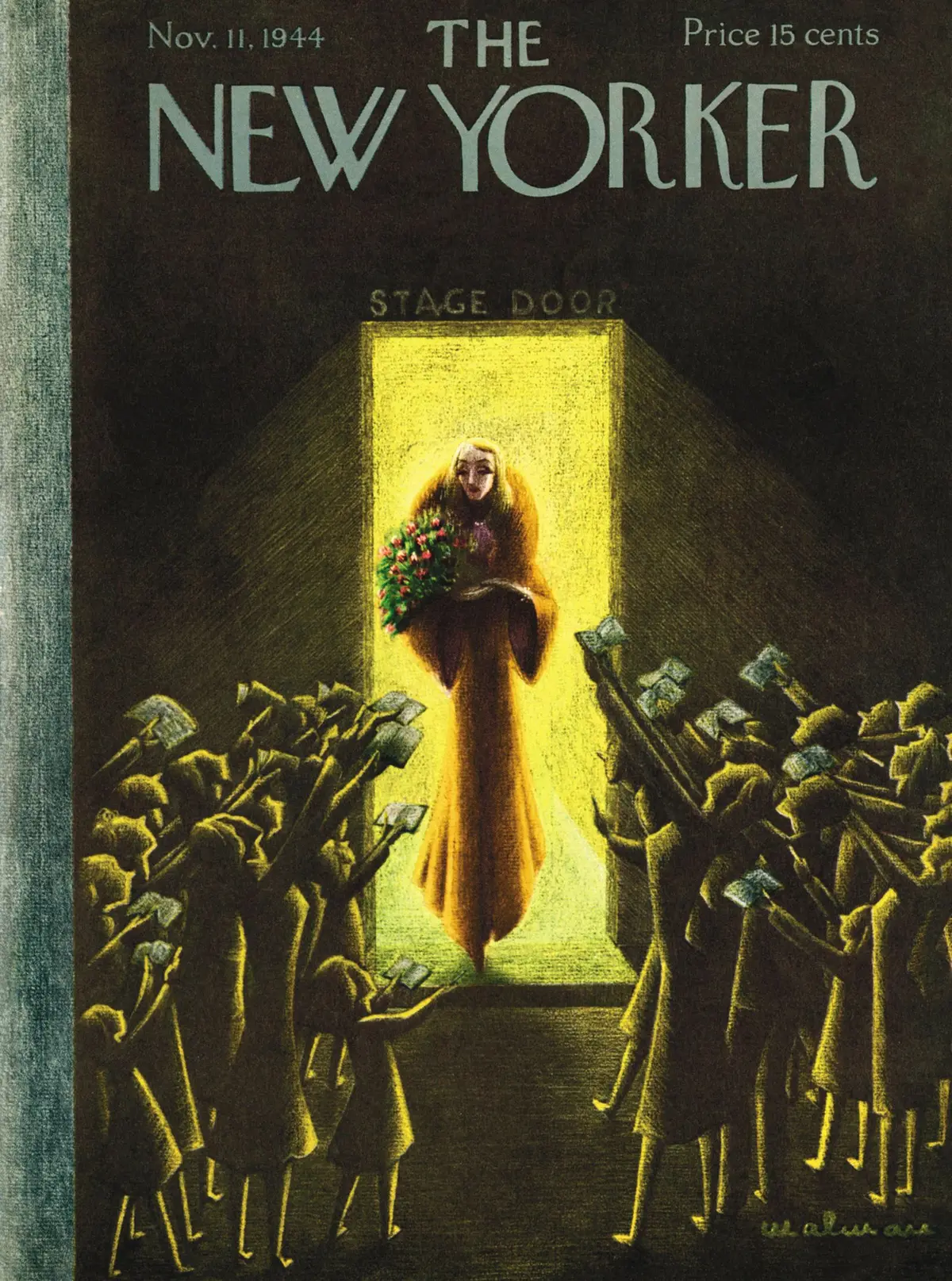 Обложка The New Yorker, 11 ноября 1944, художник Кристина Малман