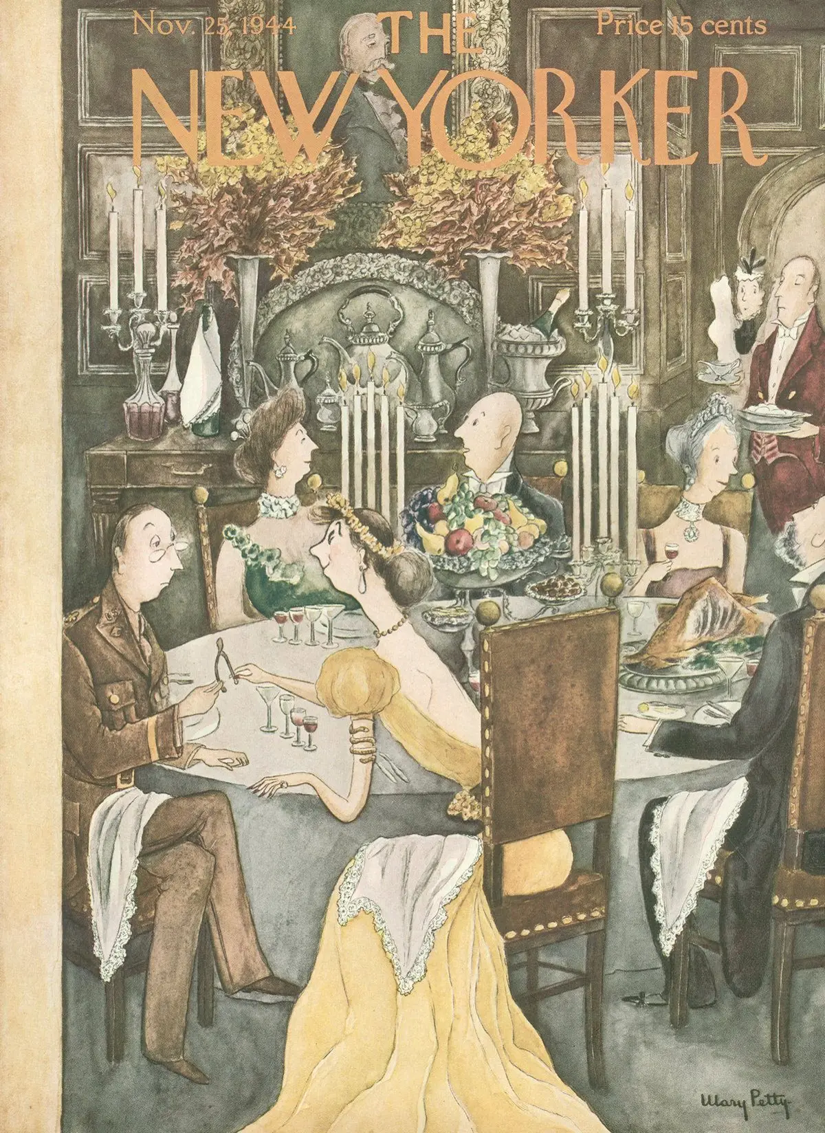 Обложка The New Yorker, 25 ноября 1944, художник Мэри Петти