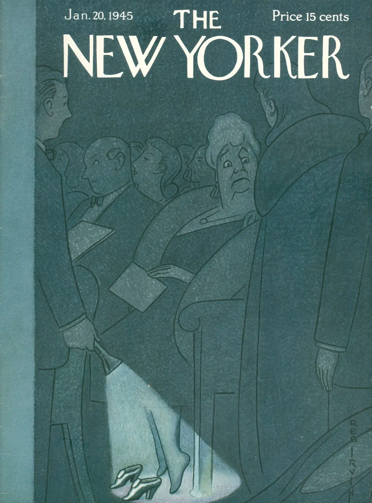 Обложка The New Yorker, 20 января 1945, художник Реа Ирвин