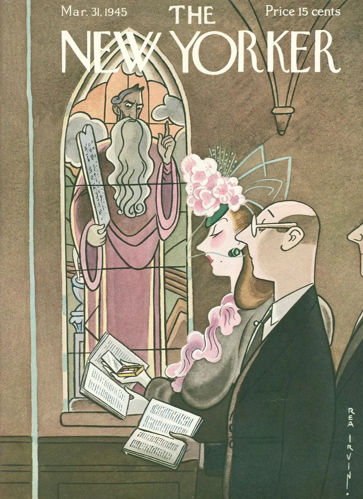 Обложка The New Yorker, 31 марта 1945, художник Реа Ирвин