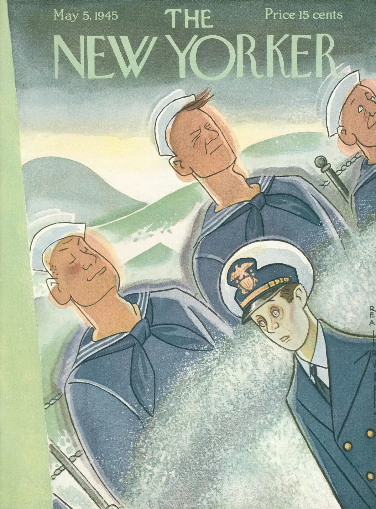 Обложка The New Yorker, 5 мая 1945, художник Реа Ирвин