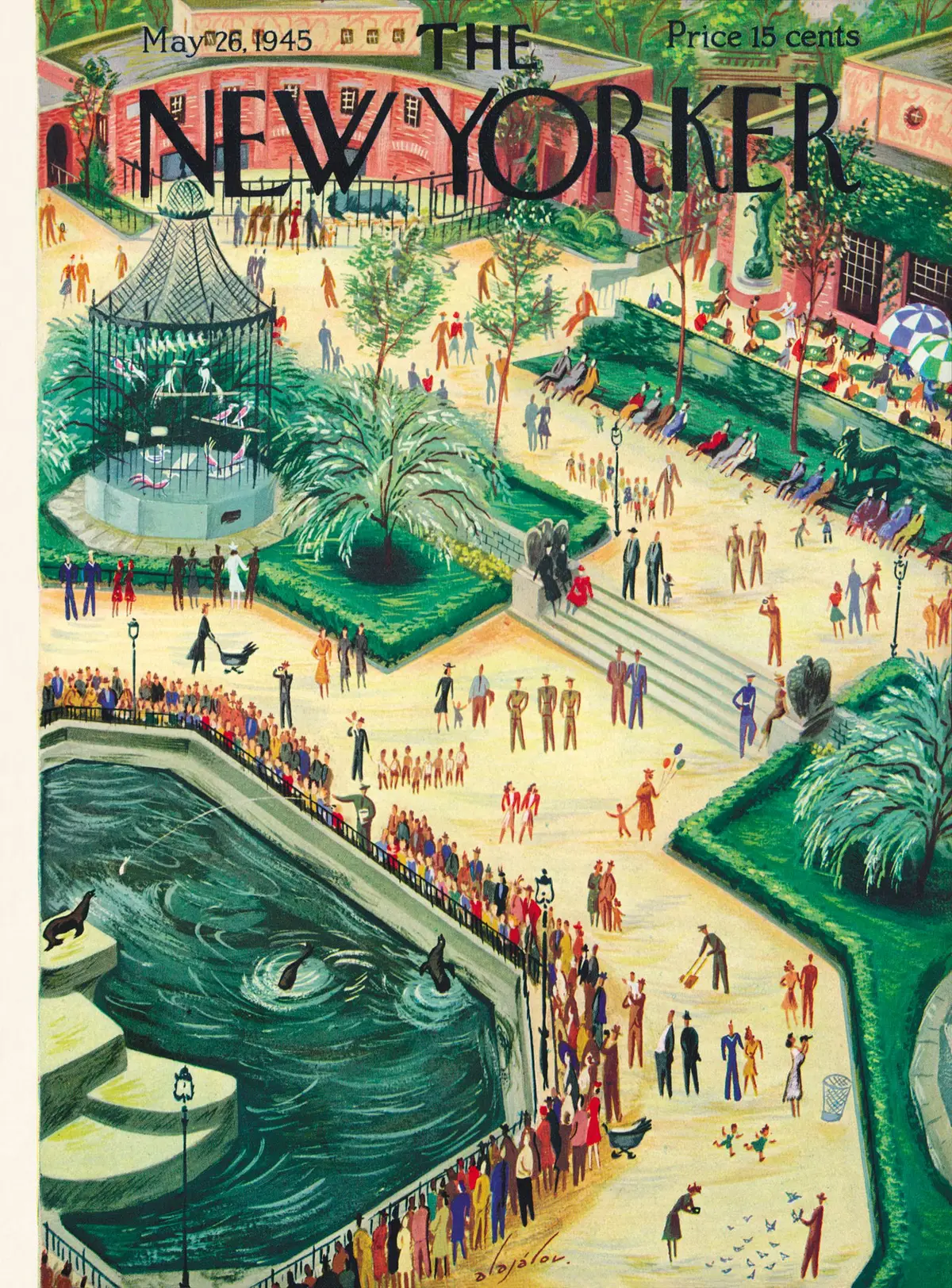 Обложка The New Yorker, 26 мая 1945, художник Константин Алажалов