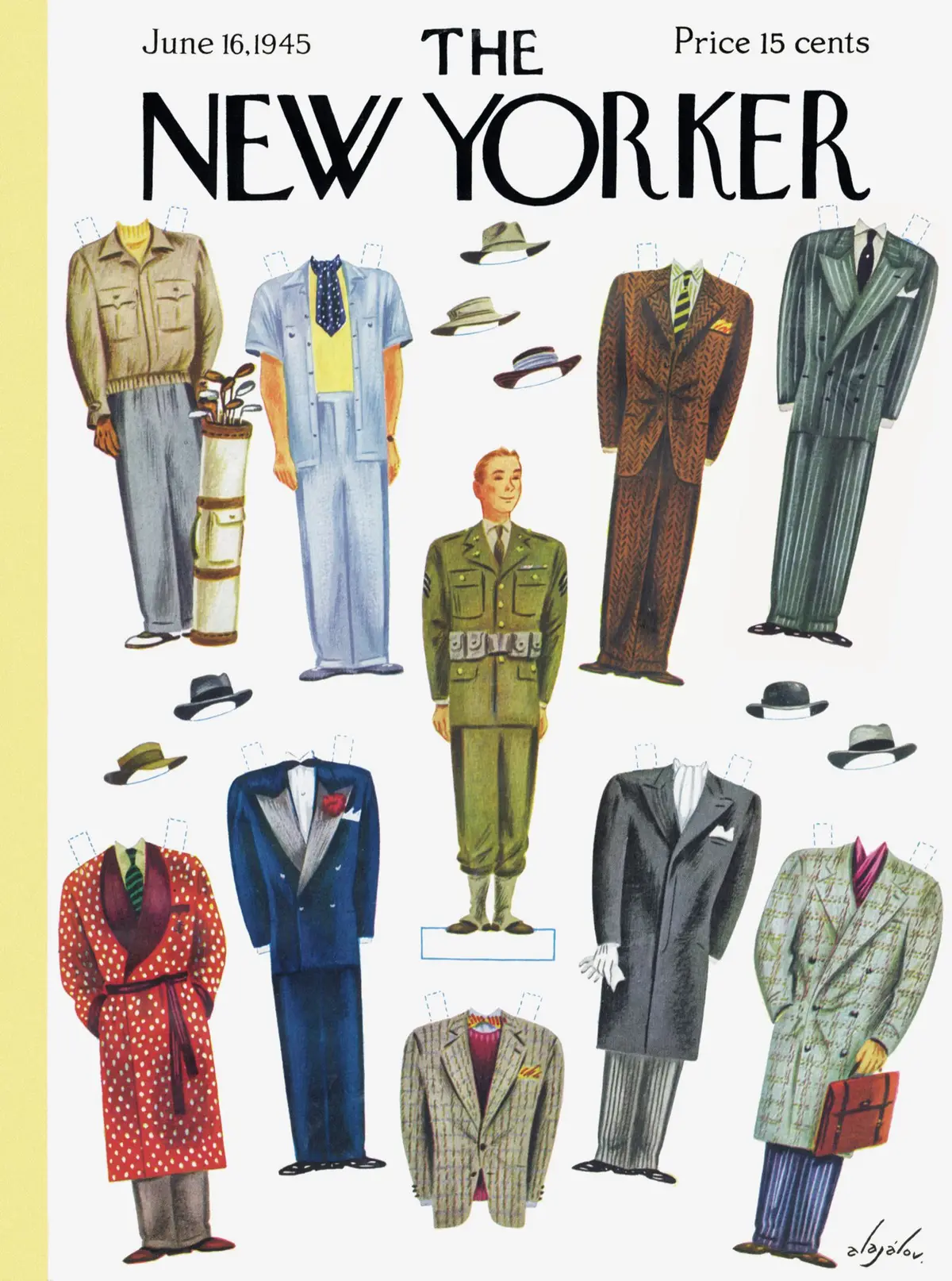 Обложка The New Yorker, 16 июня 1945, художник Константин Алажалов