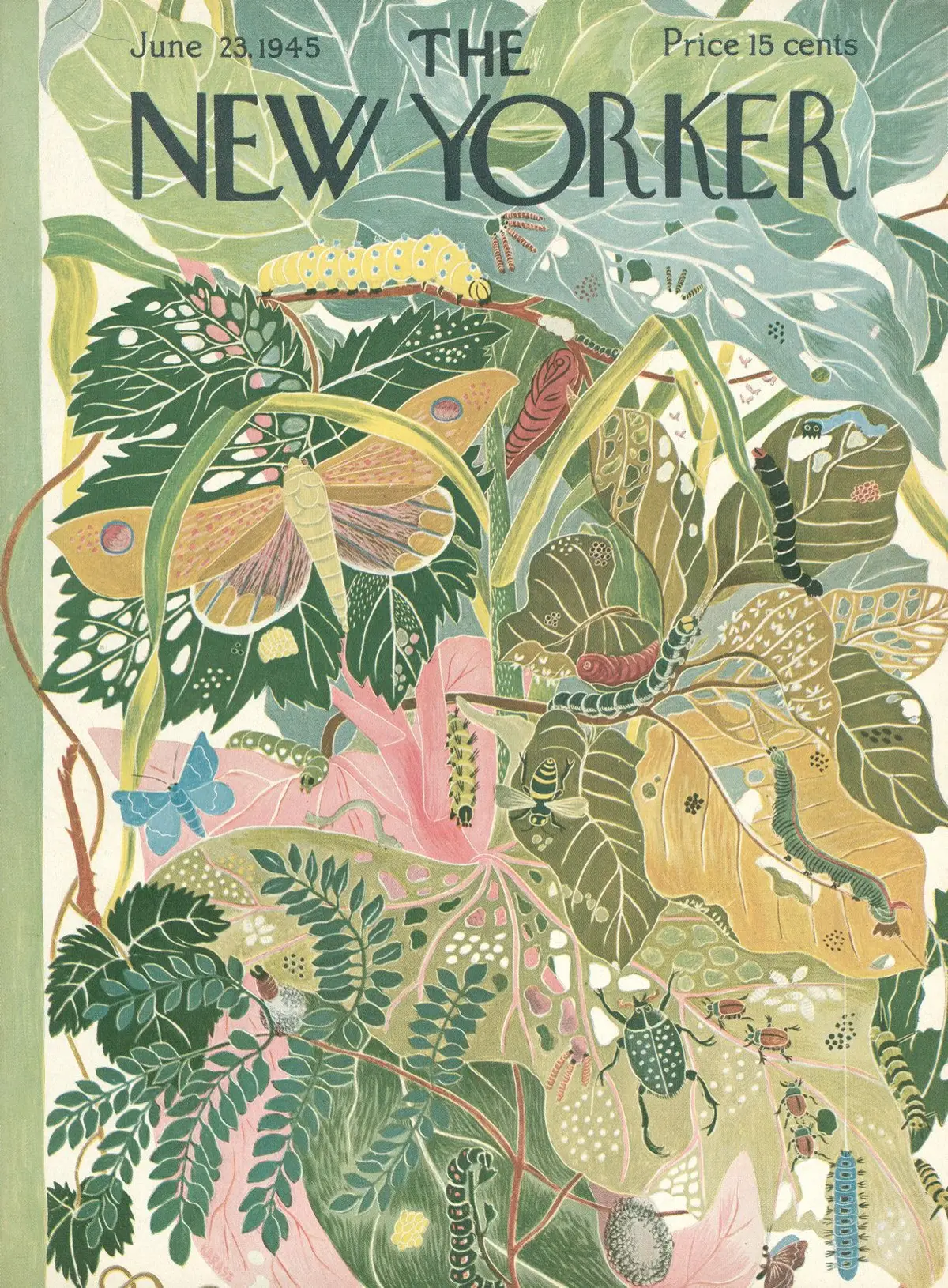 Обложка The New Yorker, 23 июня 1945, художник Илонка Карас