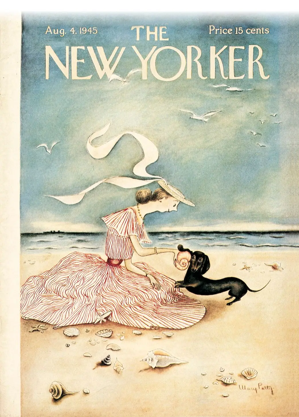 Обложка The New Yorker, 4 августа 1945, художник Мэри Петти